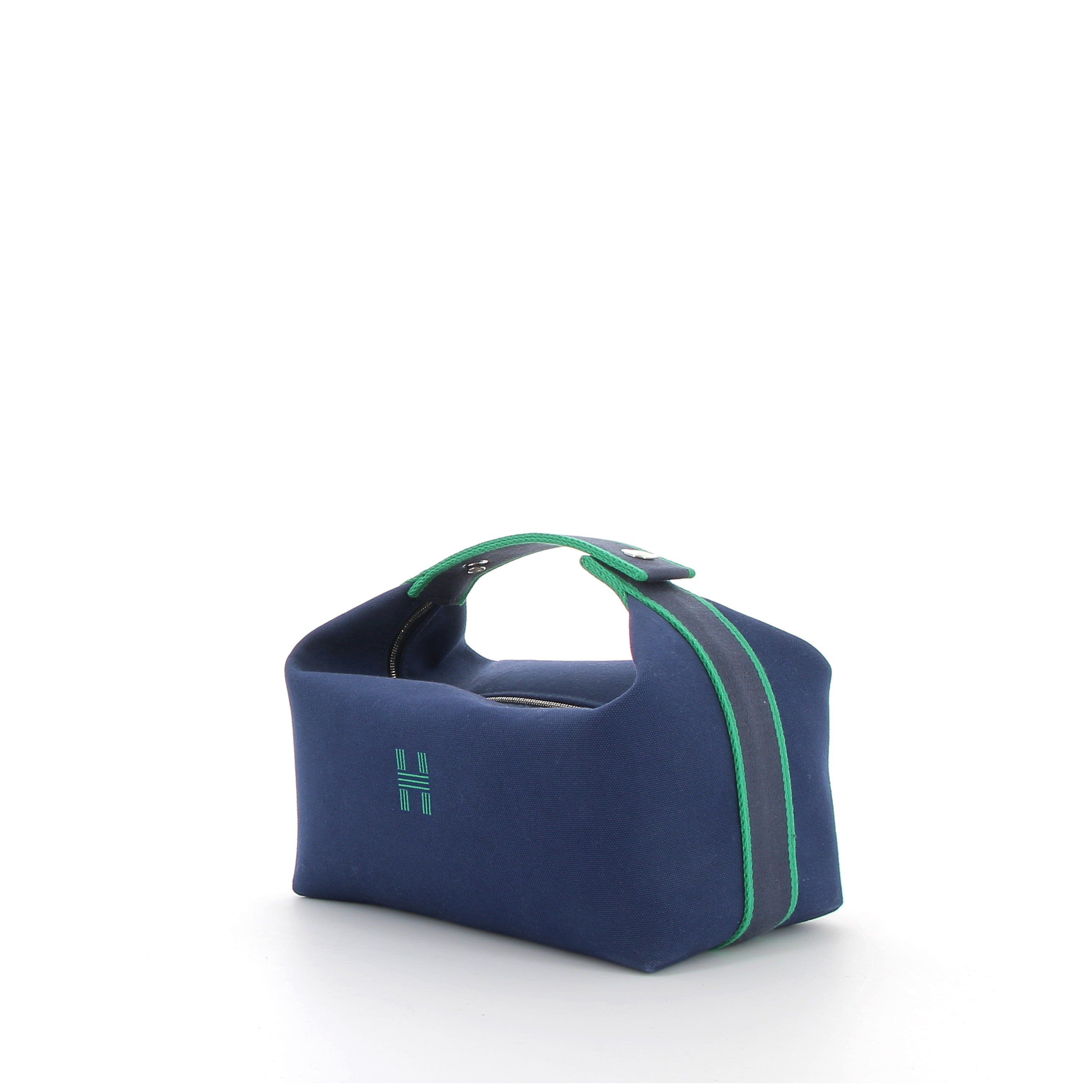 HERMÈS Bride-à-Brac pouch Blue Large Model