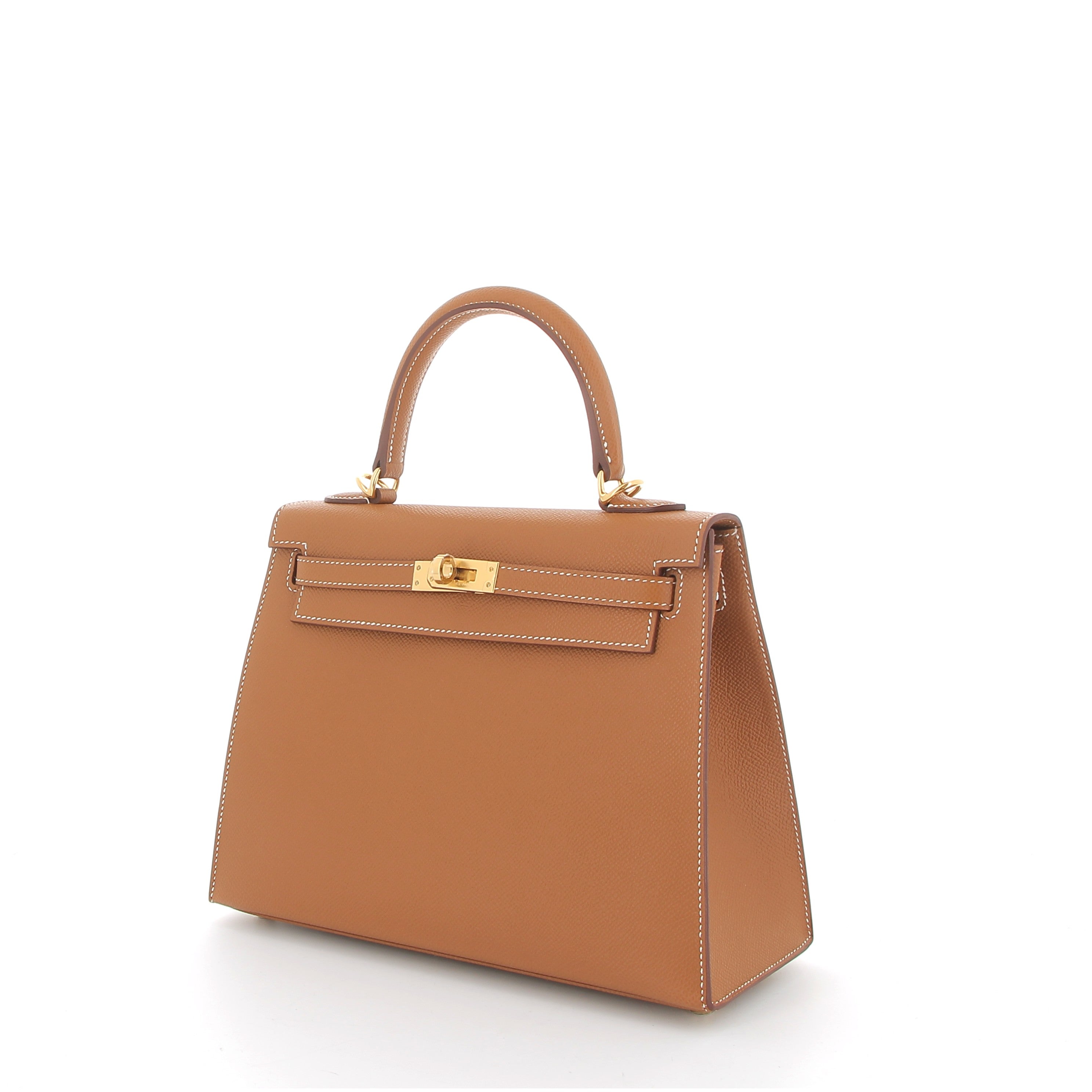 HERMÈS Kelly 25 Gold Epsom Gold Hardware