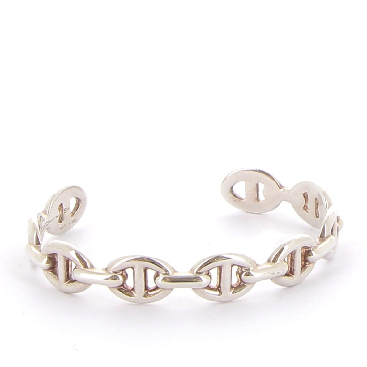 HERMÈS Bracelet Chaîne d'Ancre Enchaînée Palladium hardware