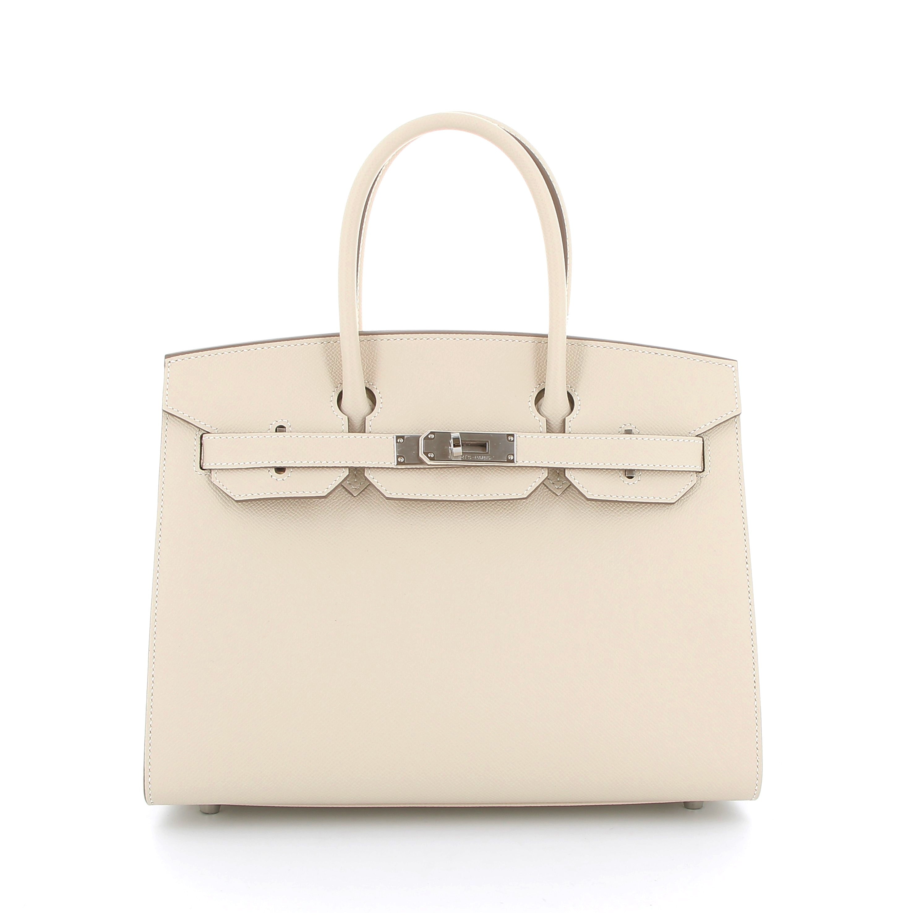 Hermès Birkin 30cm in Craie Epsom Leather with Palladium Hardware