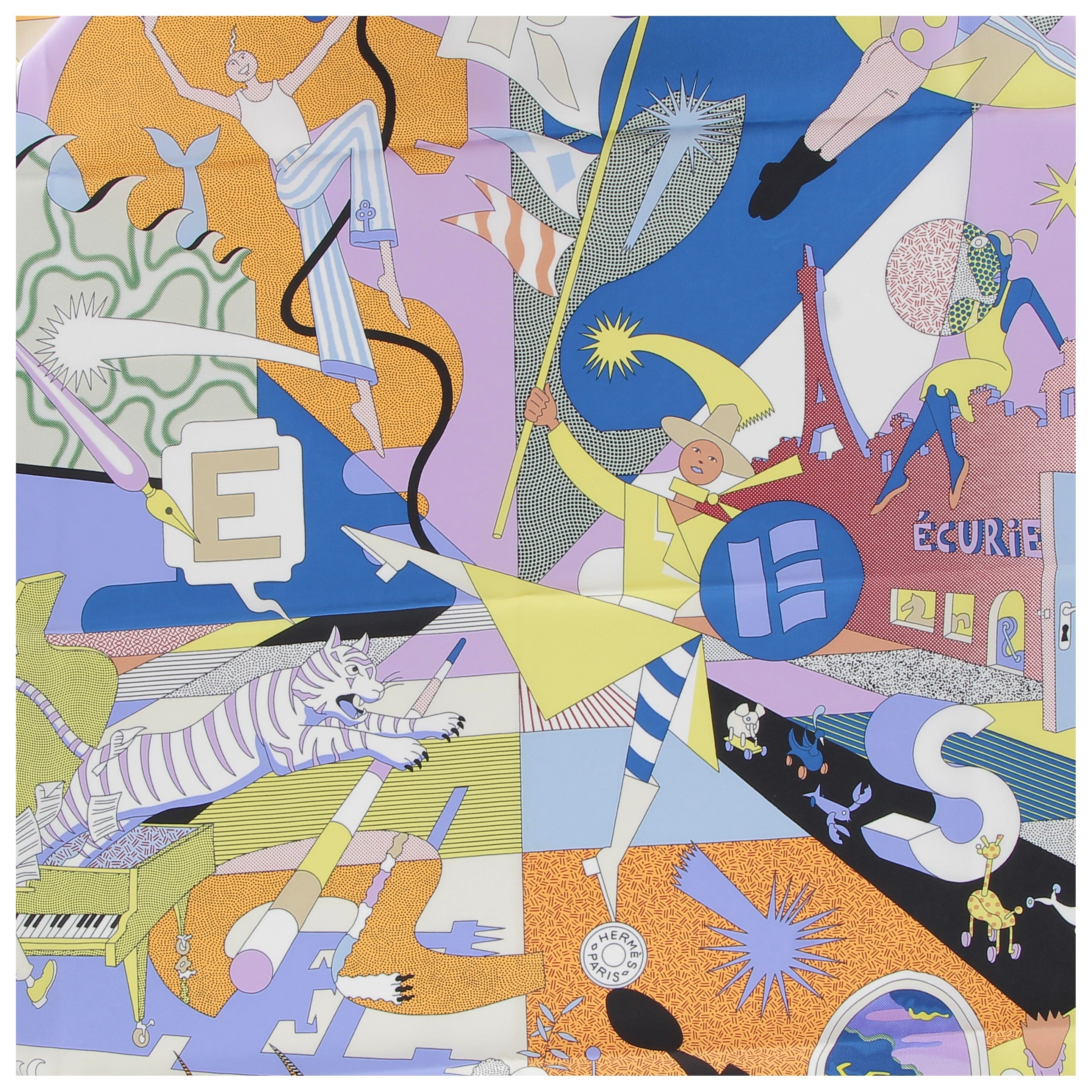 HERMÈS Carré 90 Scarf Ça Décoiffe