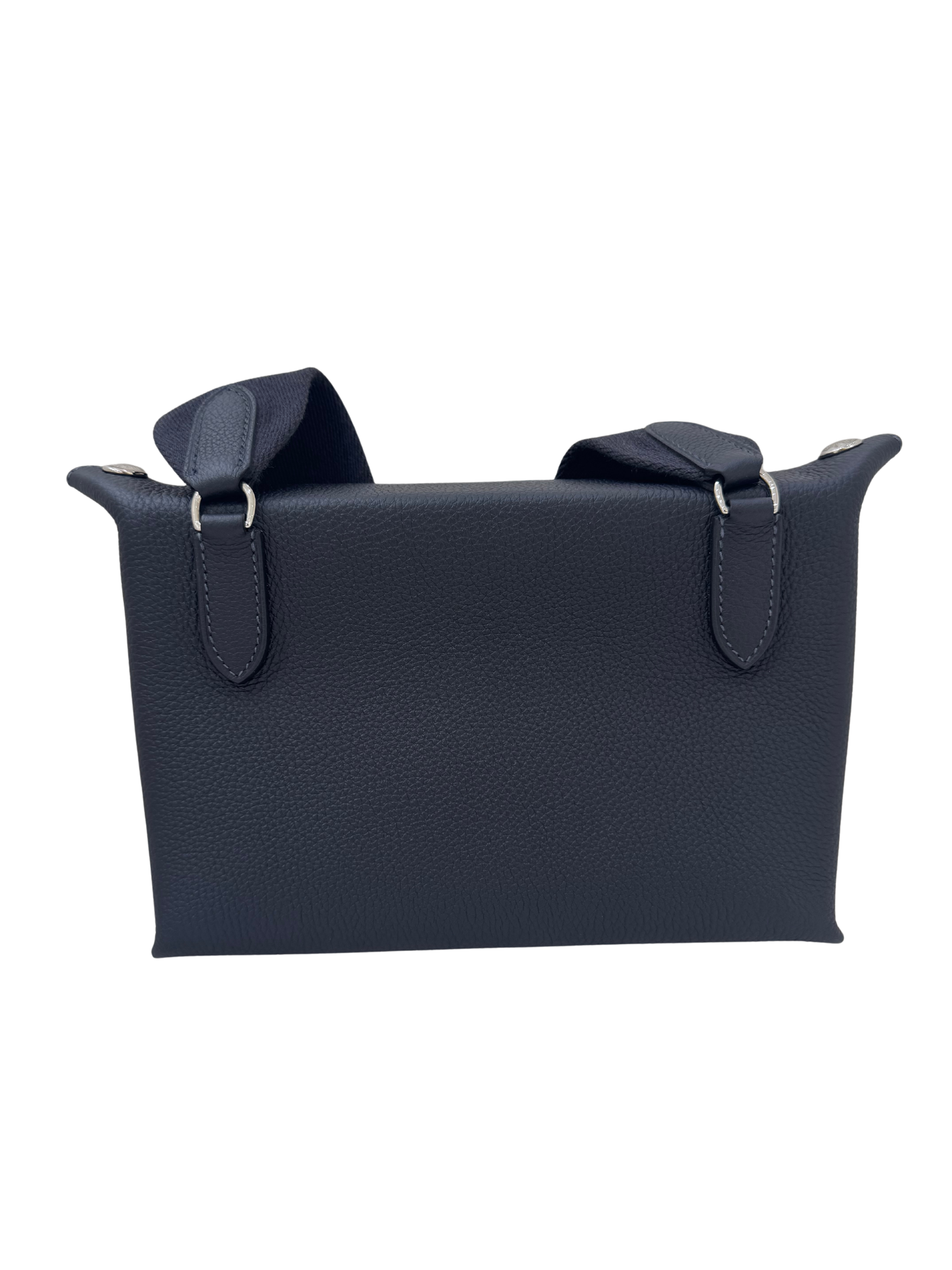 HERMES VidePoches Caban Togo Leather Palladium Hardware