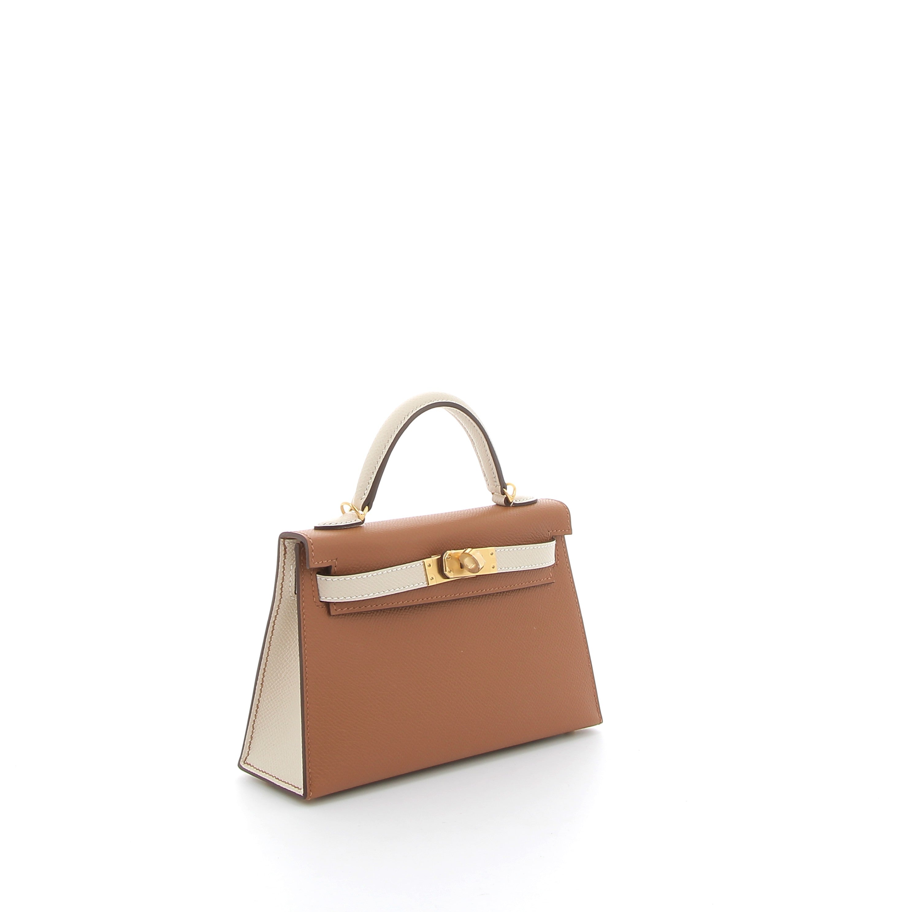 HERMÈS Kelly HSS 20 Gold / Craie Epsom Gold Hardware