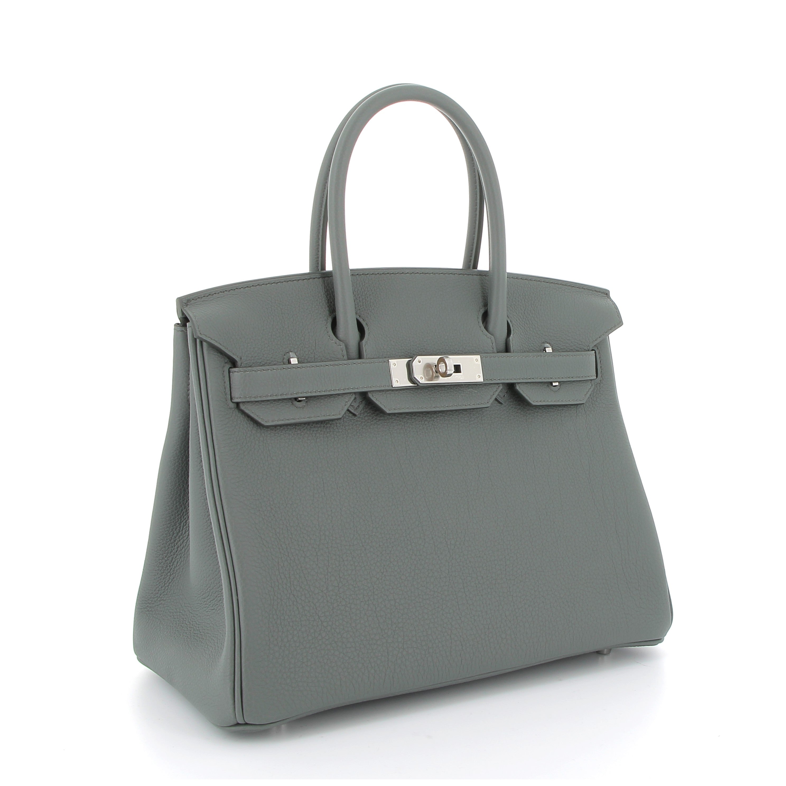 HERMES Birkin 30 Vert Amande Palladium hardware