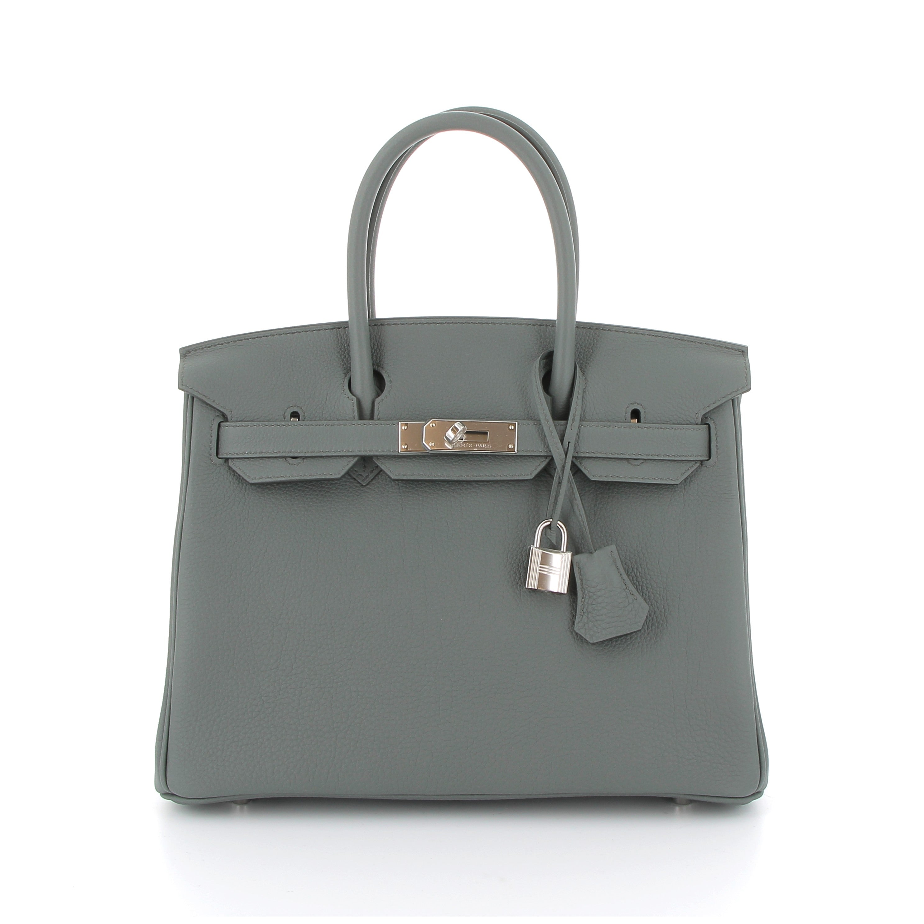 HERMES Birkin 30 Vert Amande Palladium hardware