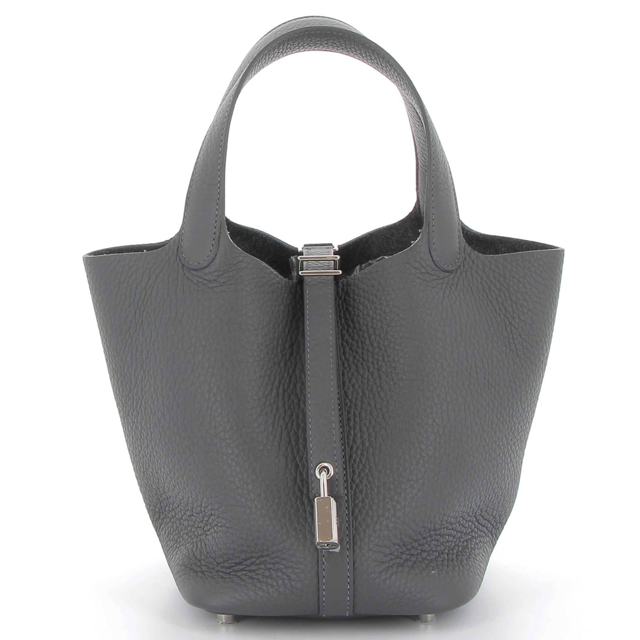 HERMES Picotin 18 Ardoise Taurillon Clemence Palladium hardware