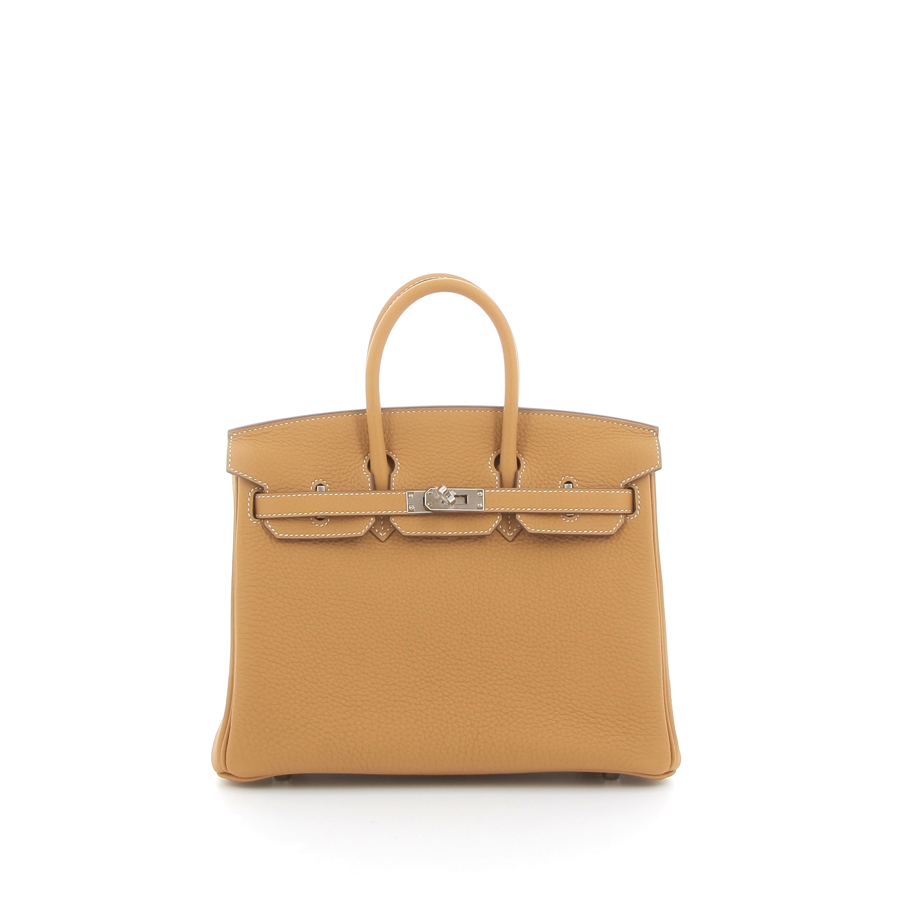 Hermés Birkin 25cm Sable Togo Leather with Palladium Hardware