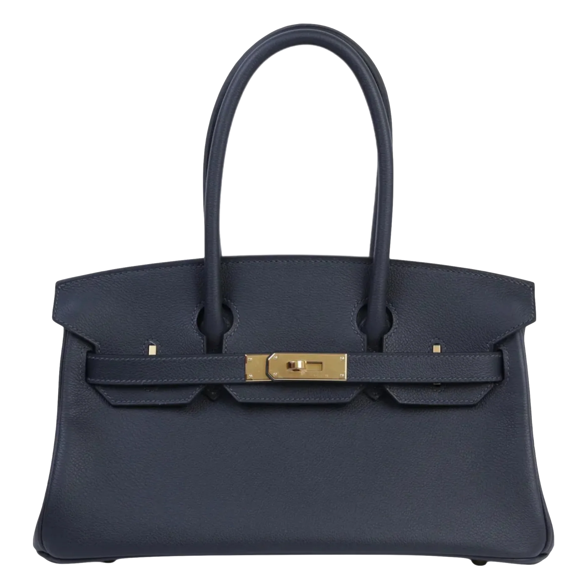 HERMES Birkin Shoulder Ardoise Evercolor Gold Hardware