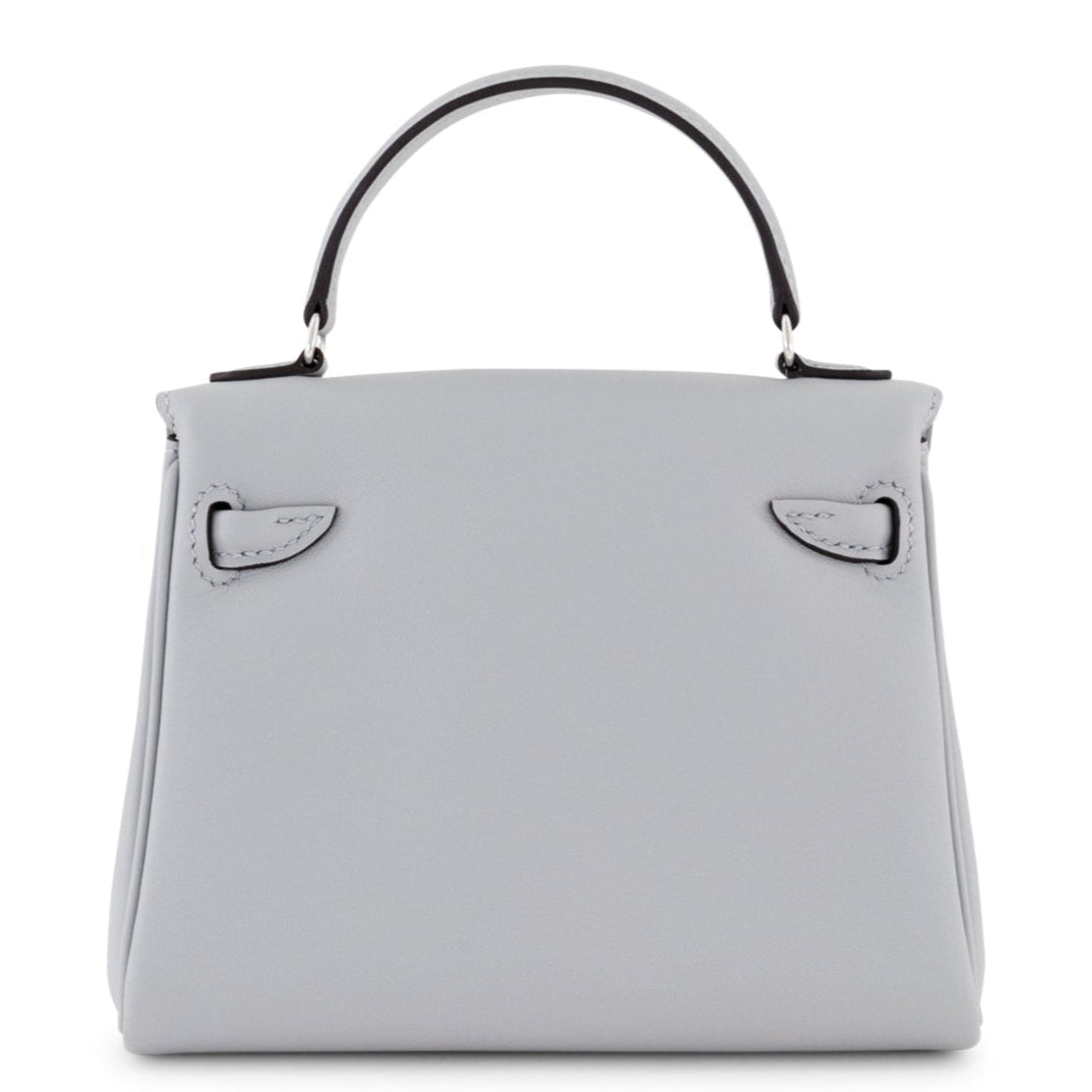 HERMÈS Kelly Doll Bleu Glacier/Bleu Brume Swift leather Palladium hardware