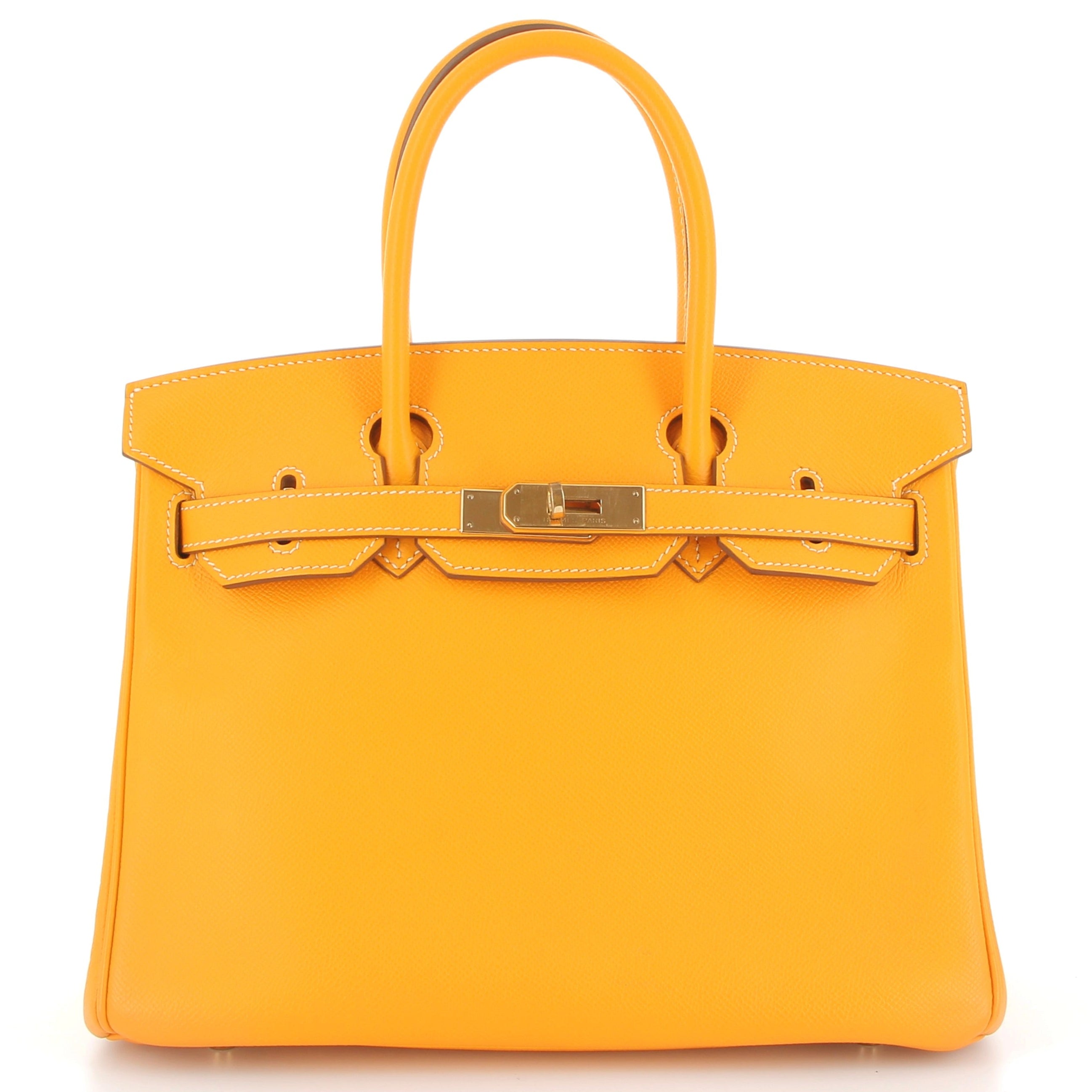 HERMÈS Preowned Birkin 30 Soleil Epsom Gold Hardware (GHW)