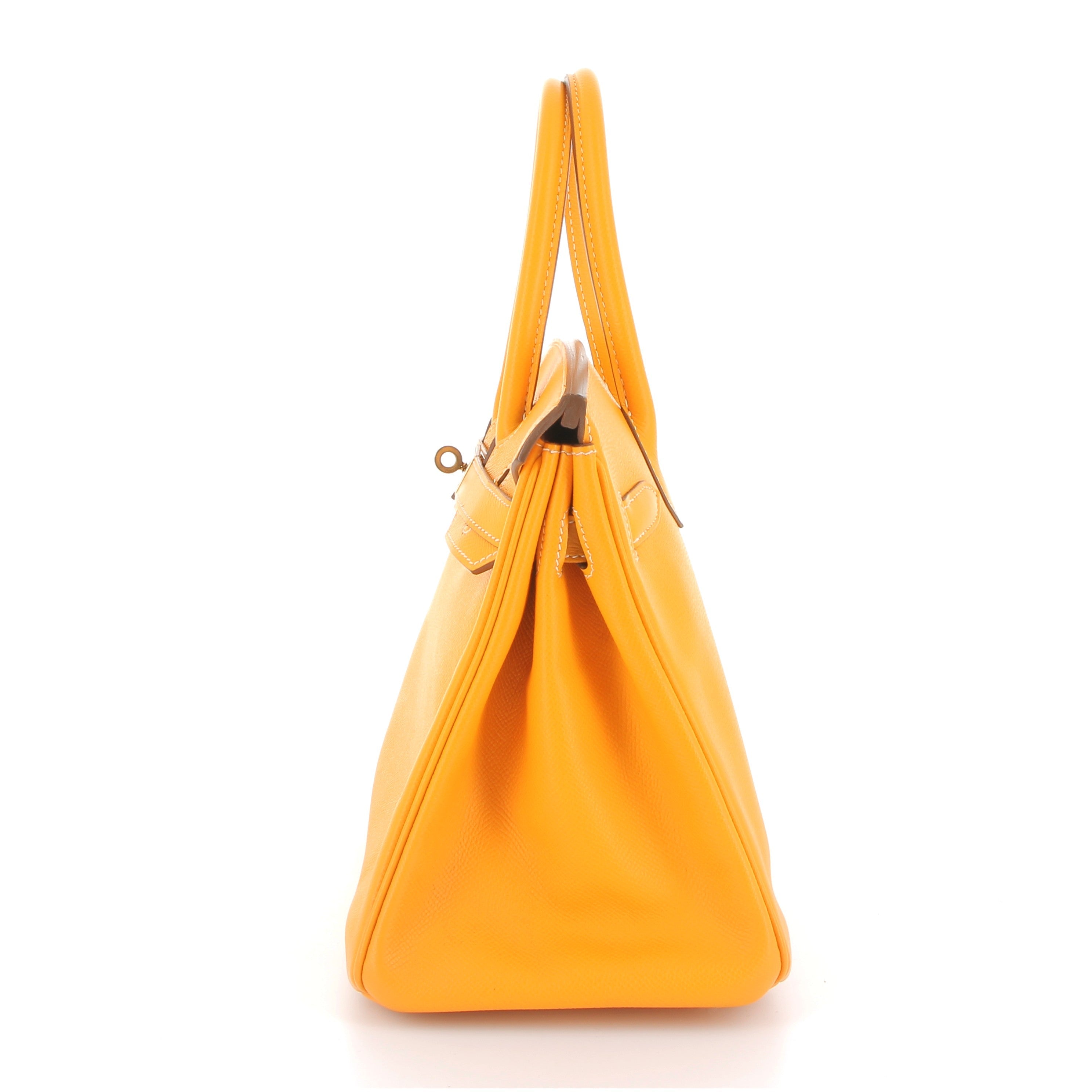 HERMÈS Preowned Birkin 30 Soleil Epsom Gold Hardware (GHW)