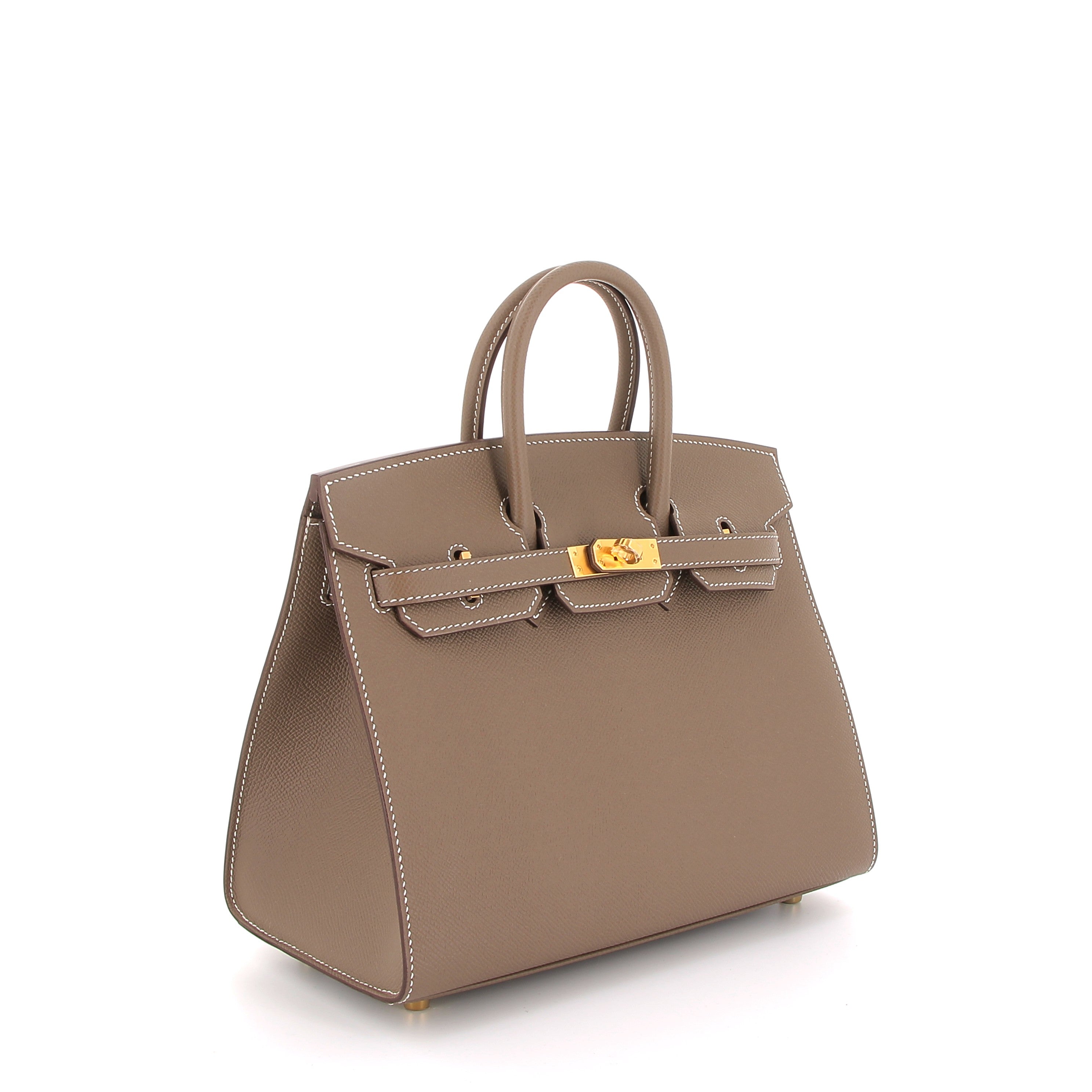 Hermès Birkin 25cm Etoupe Epsom Leather with Gold Hardware