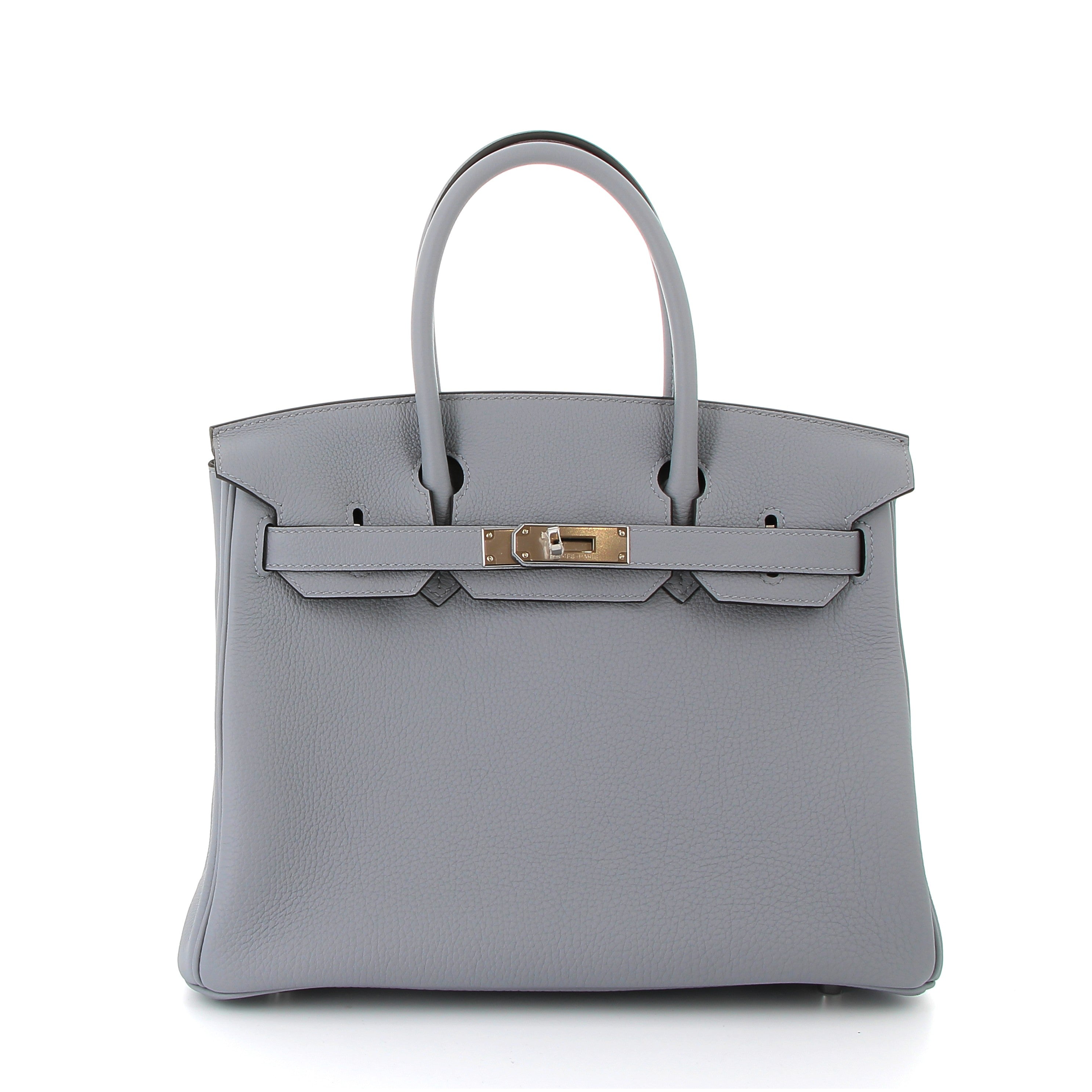 Hermes Birkin 30cm Gris Pantin Togo Leather with Palladium Hardware