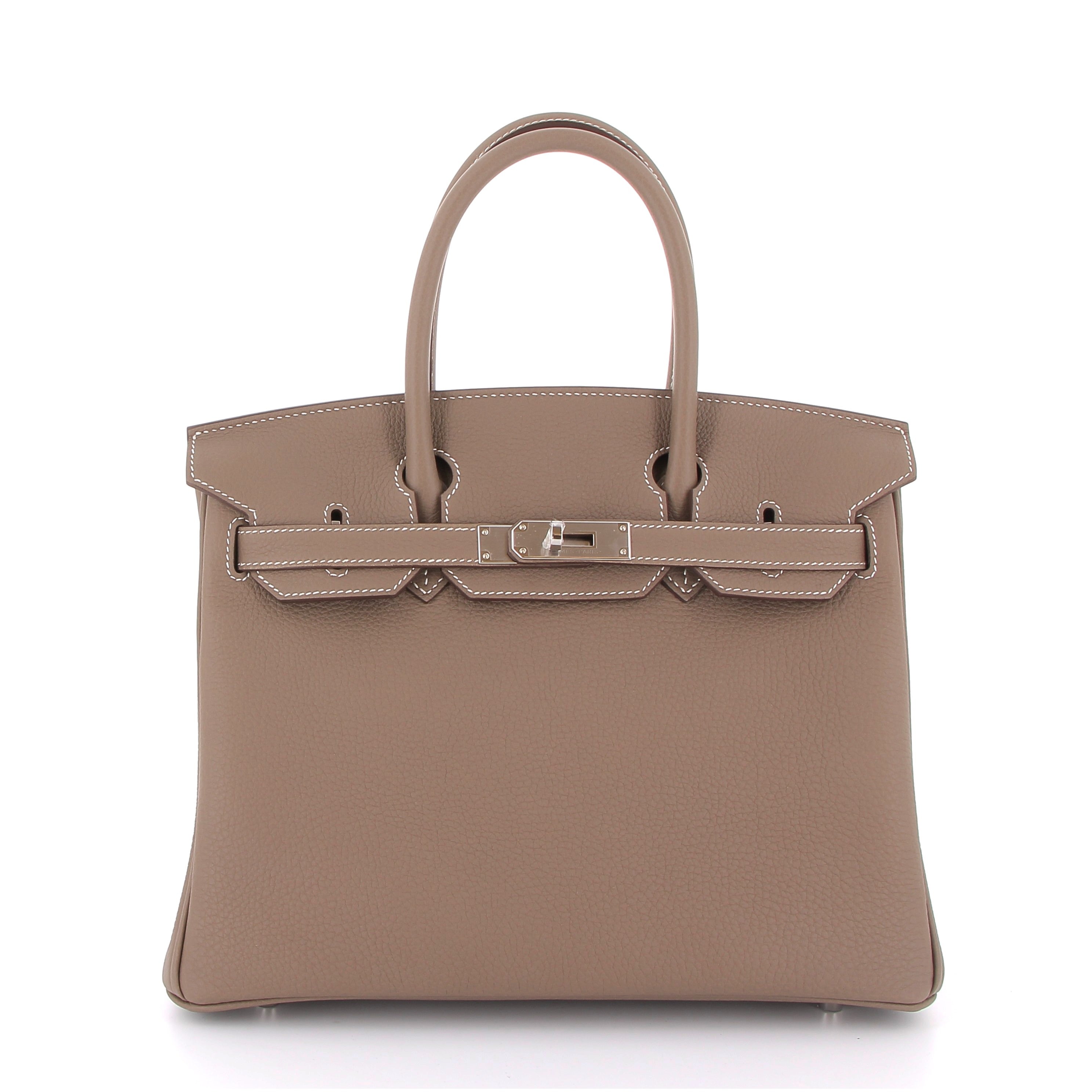 Hermès Birkin 30cm Etoupe Togo with Palladium Hardware