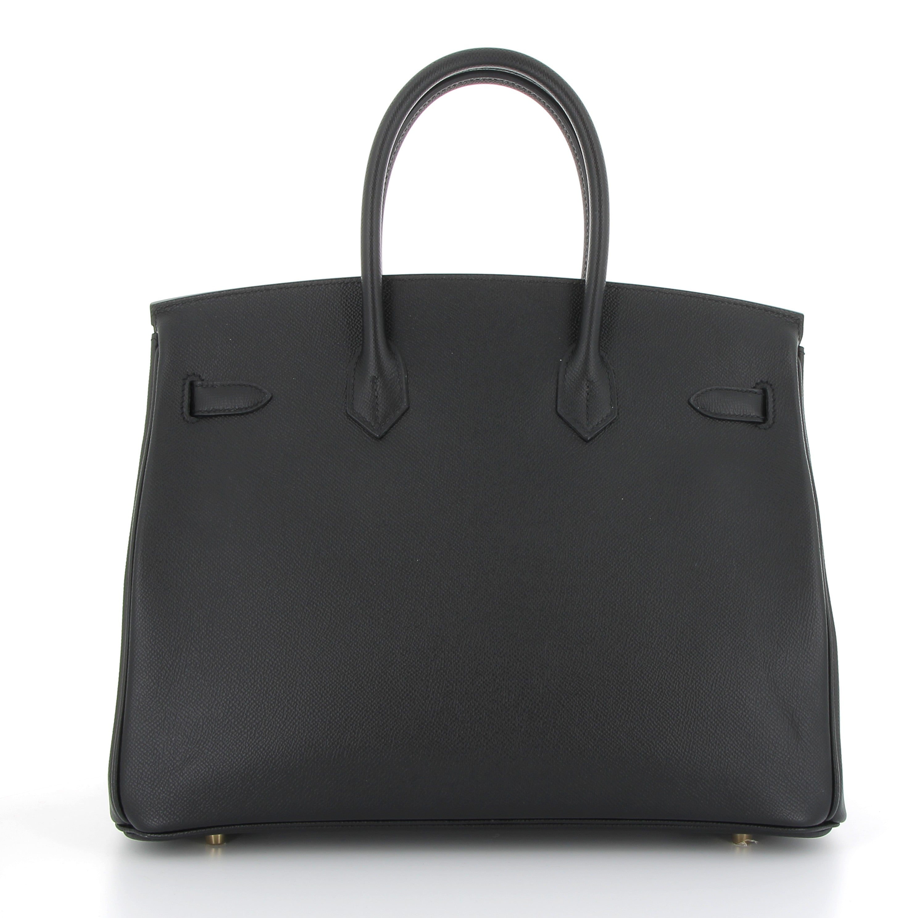 HERMES Birkin 35 Noir Epsom Gold hardware (GHW)