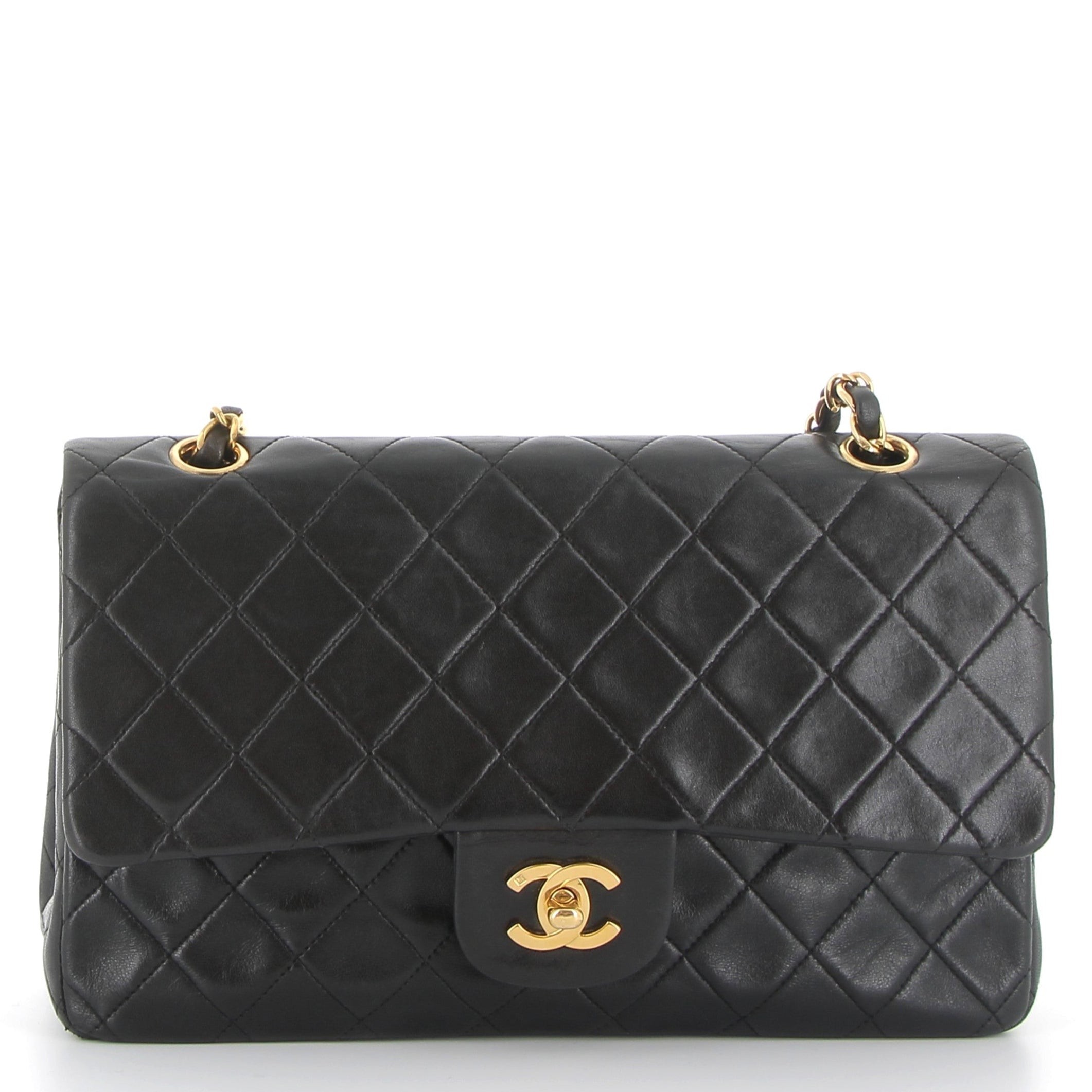 CHANEL Black Vintage Gold Hardware
