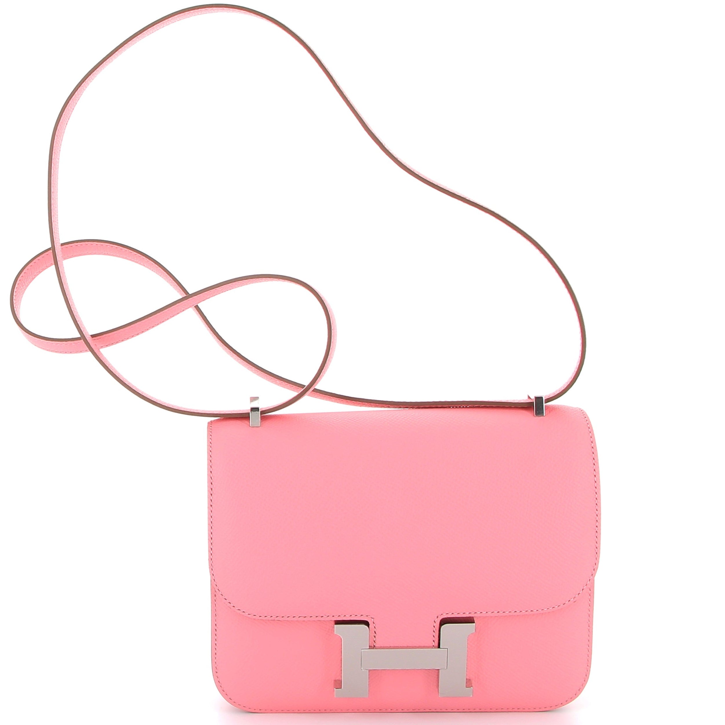 HERMÈS Constance 18 Epsom leather Rose Confetti Palladium hardware