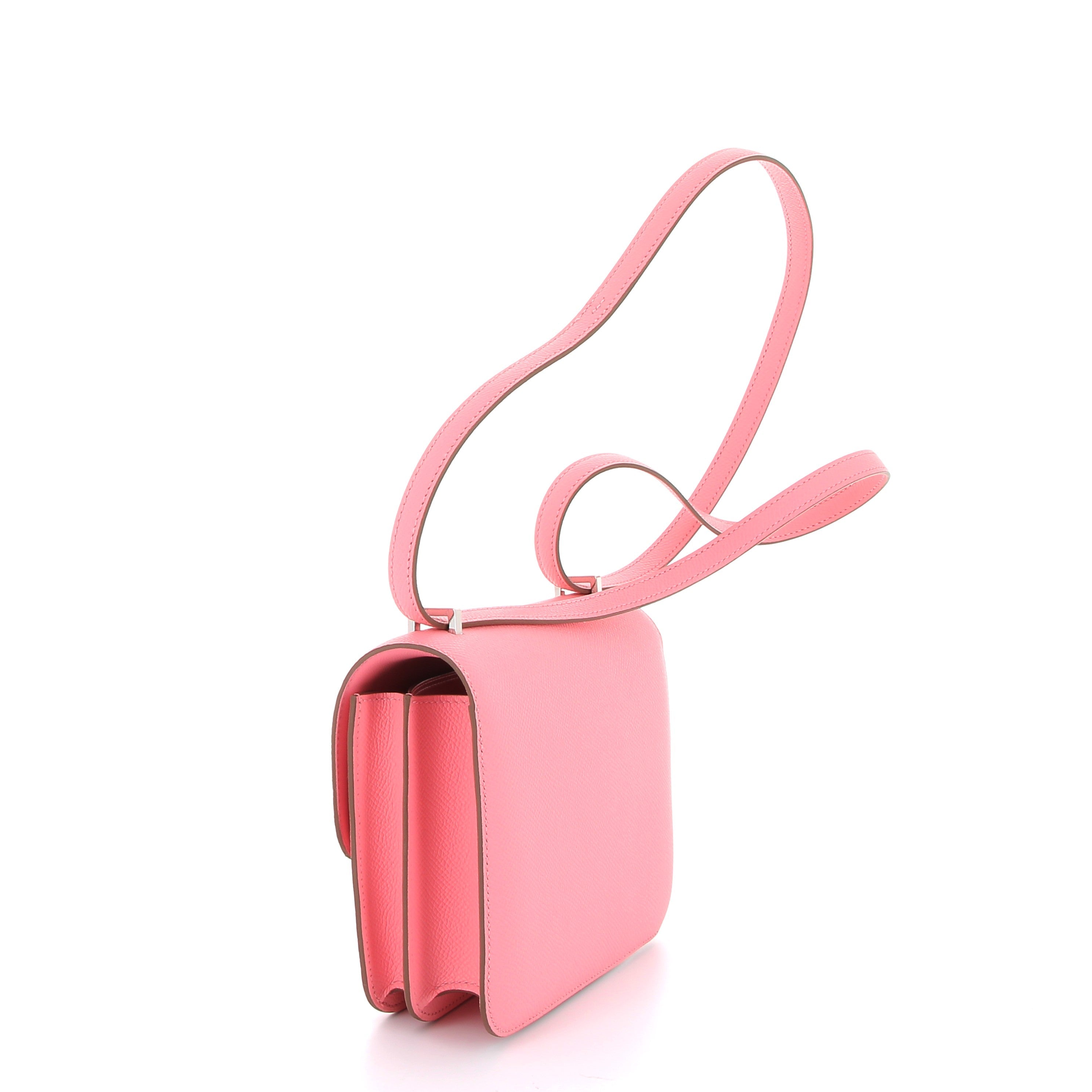 HERMÈS Constance 18 Epsom leather Rose Confetti Palladium hardware