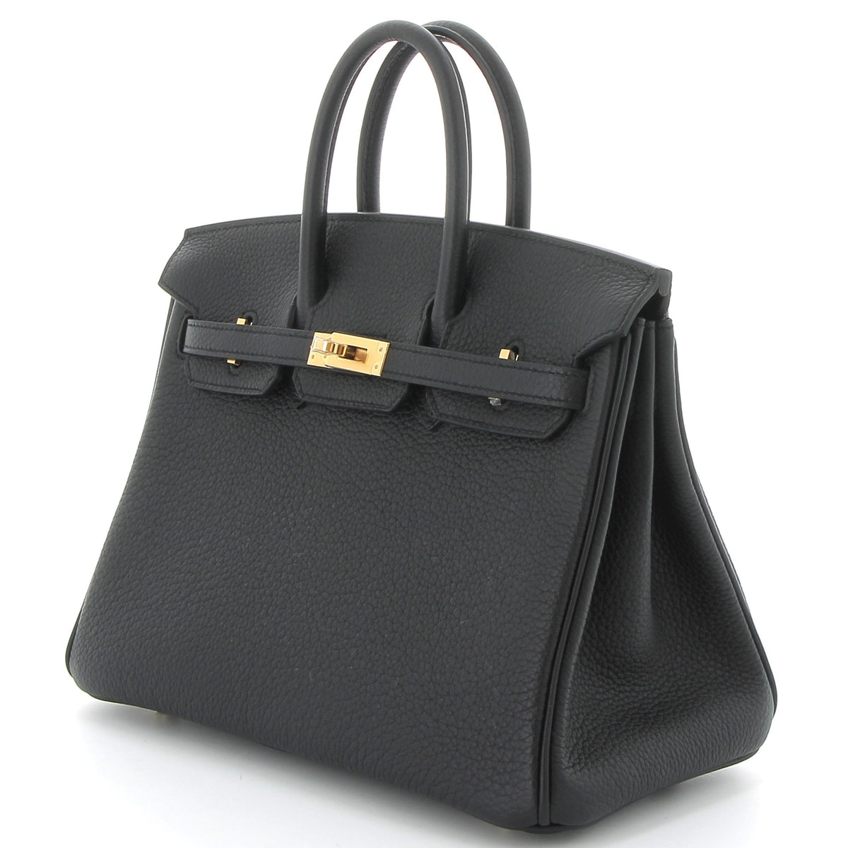 Hermès Birkin 25 Noir Togo Gold Hardware