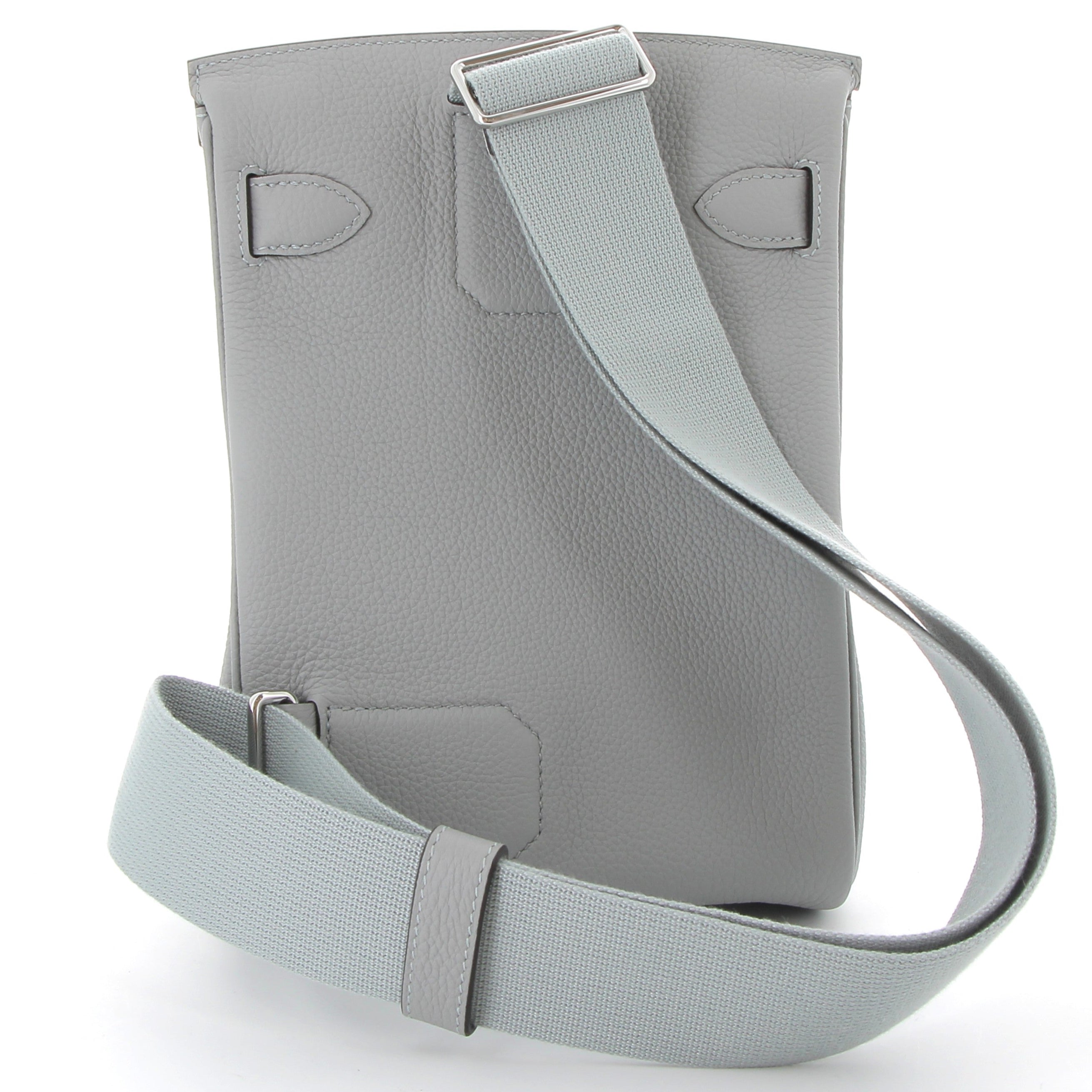 HERMES Hac à Dos Bleu Glacier Togo Leather Palladium Hardware