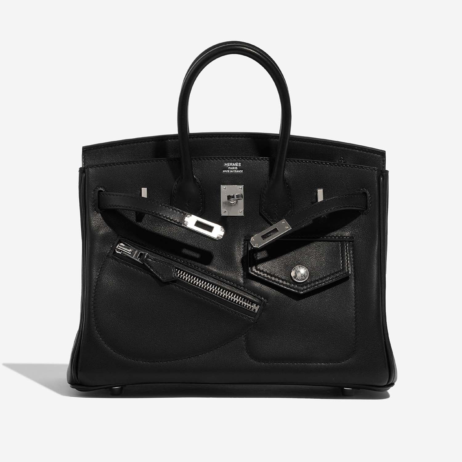 HERMÈS Birkin 25 The Rock Veau Volupto Noir