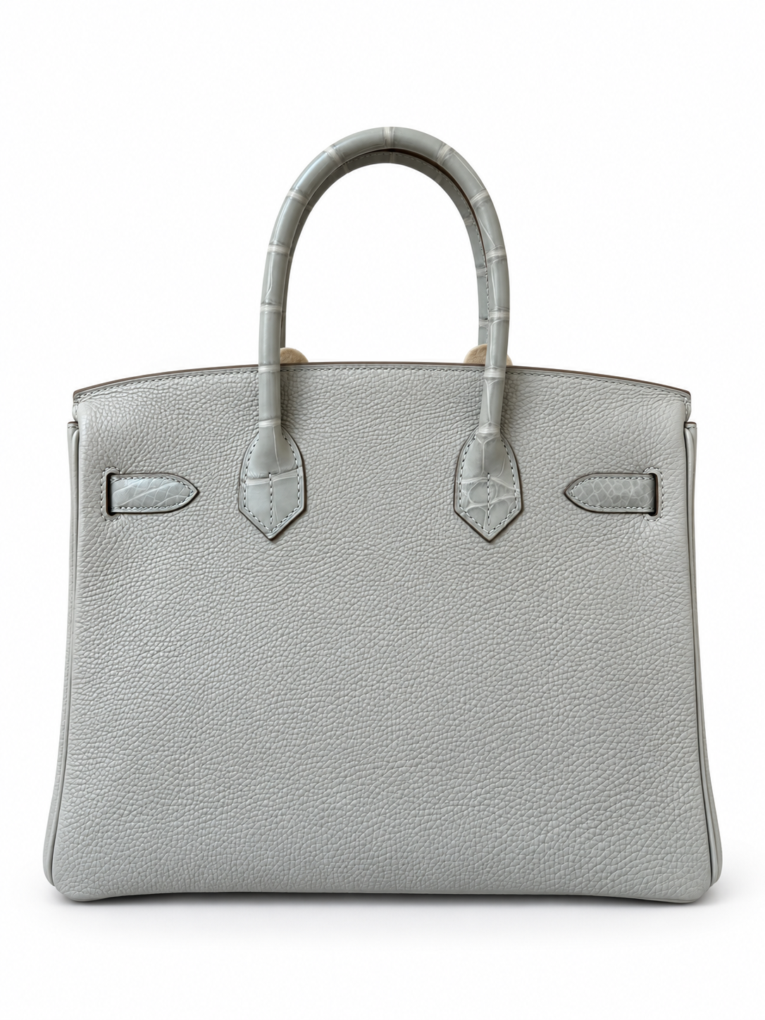 Hermès Birkin 30 Touch Gris Perle Matte Alligator Mississippian Togo Gold Hardware