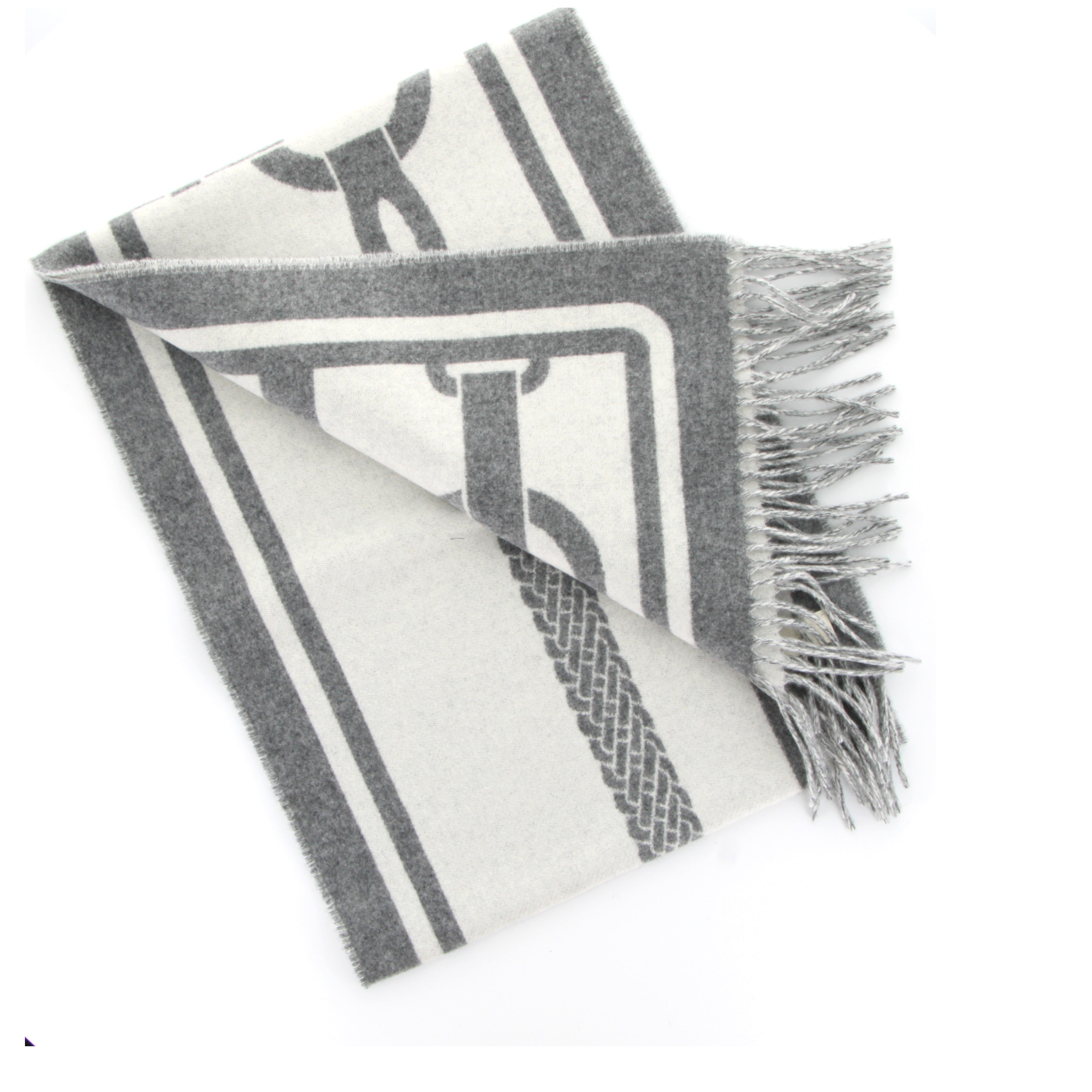 HERMES Mors a Jouets Cashmere Scarf