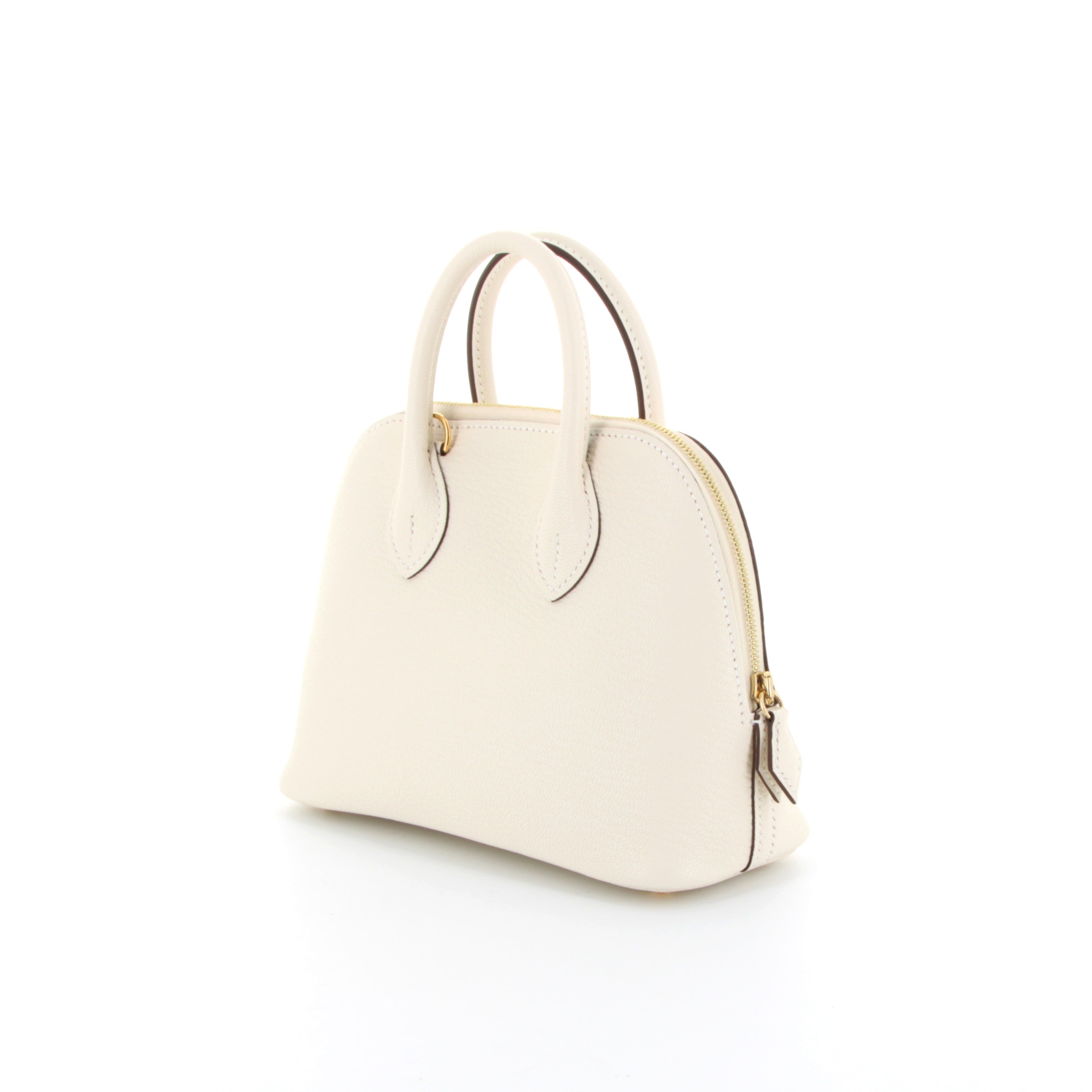 HERMES Mini Bolide Nata Chevre Gold hardware