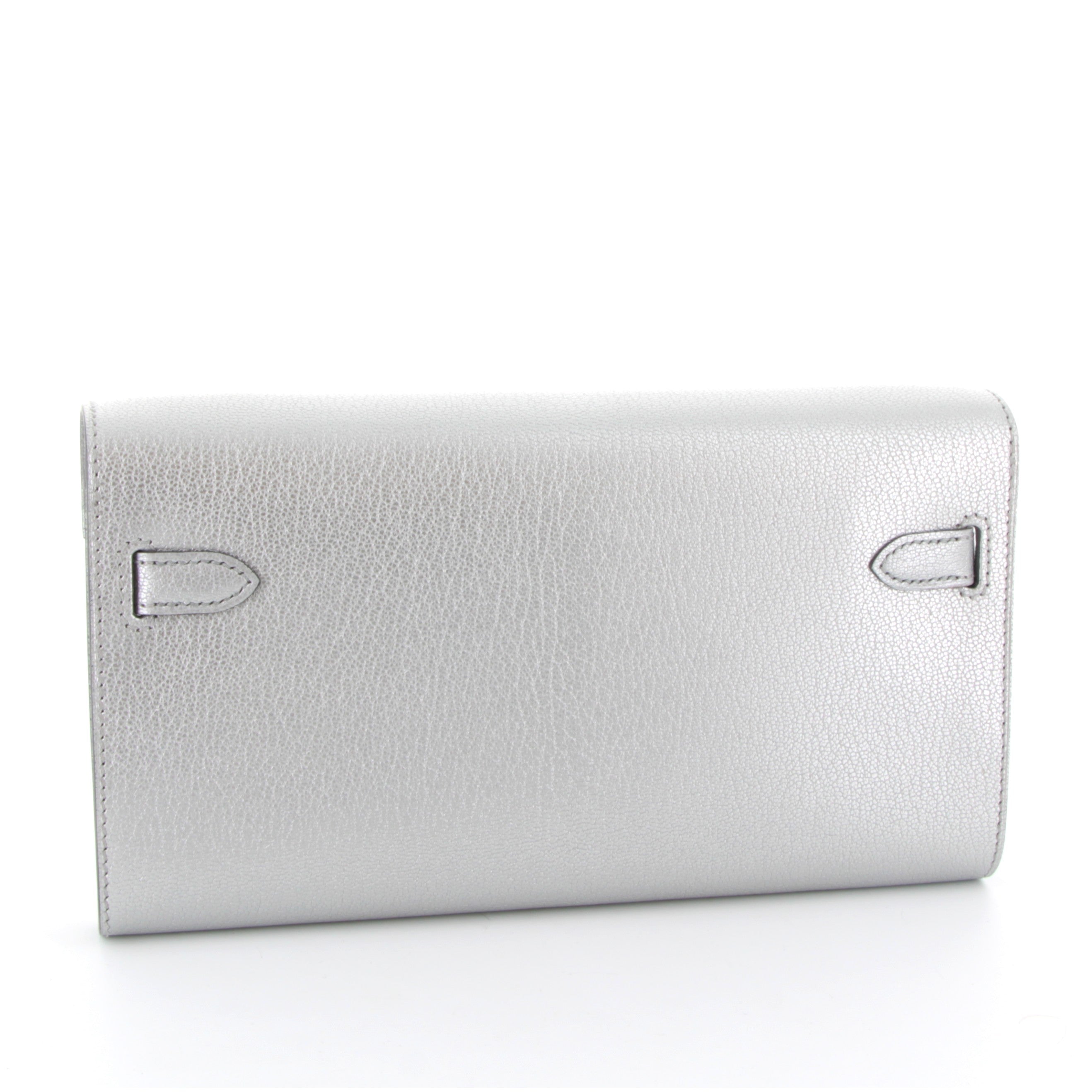 HERMES Kelly To Go Argent Chamkilight Palladium Hardware