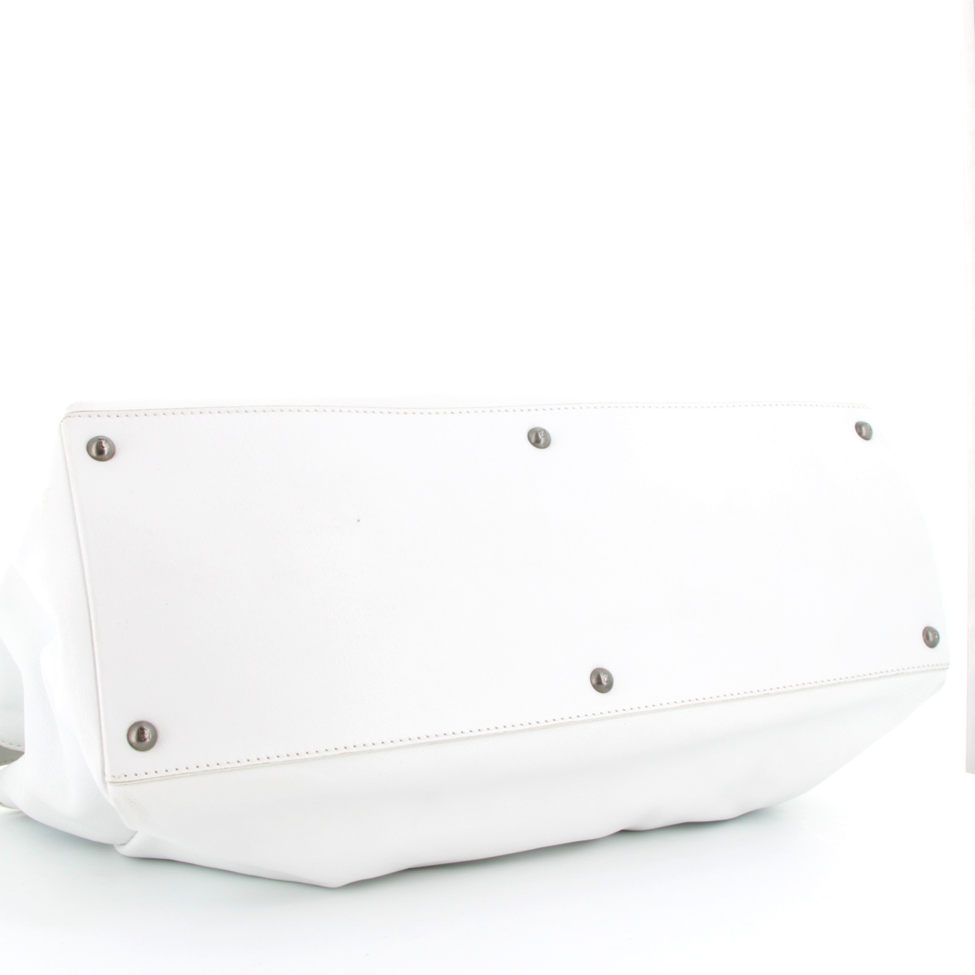 FENDI Peekabo Large White Gold & Ruthenium hardware