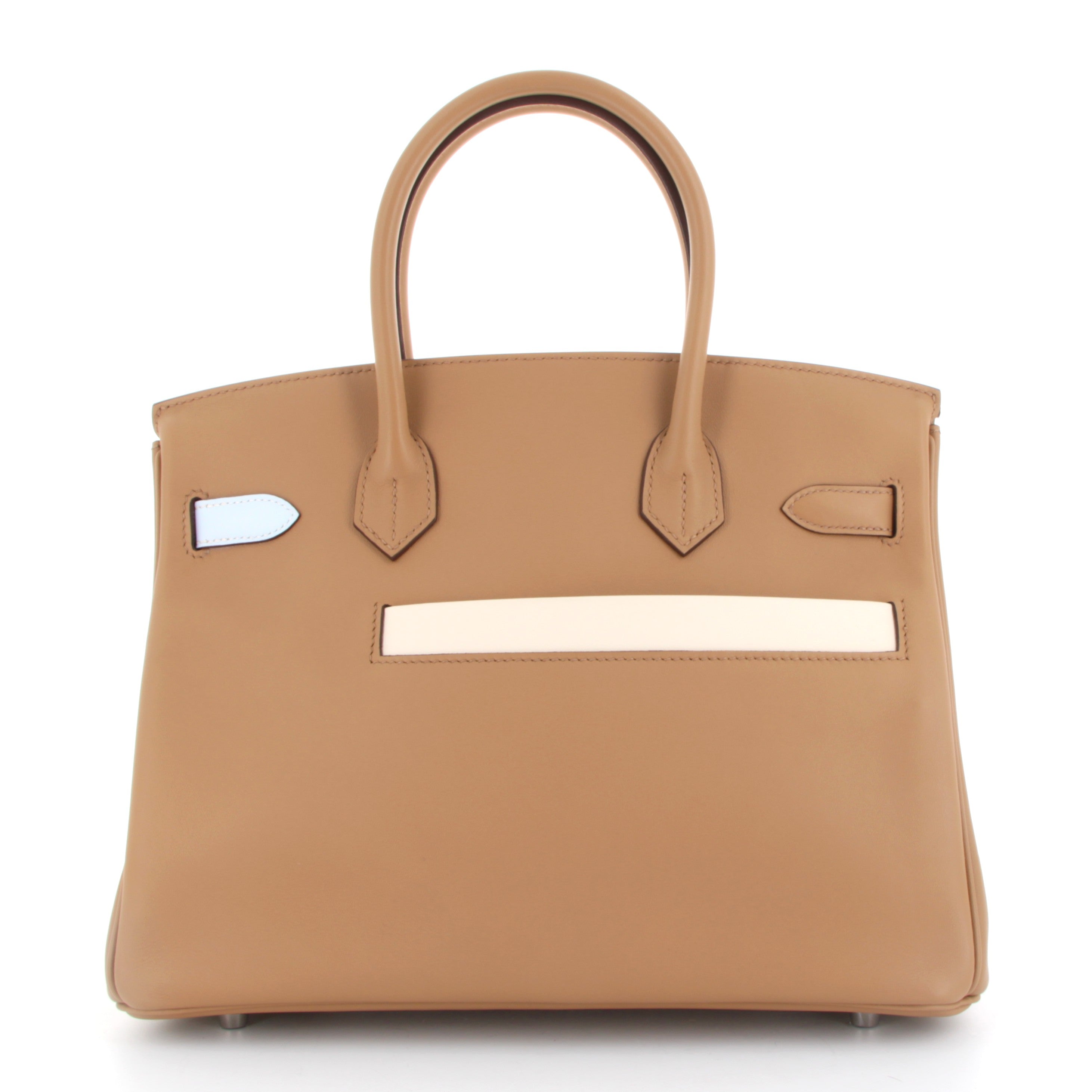 HERMÈS Birkin 30 Colormatic Chai/Lime/Bleu Brume/Cassis/Nata Swift leather Palladium hardware