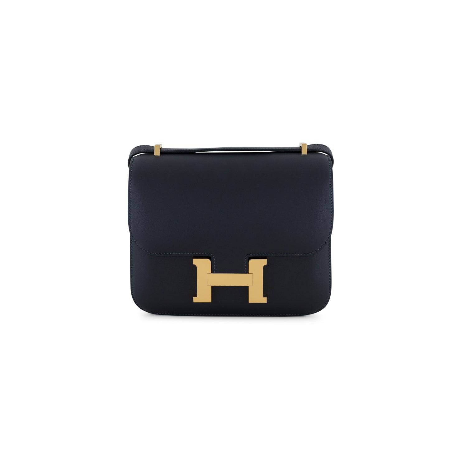 Hermès Constance 18cm Caban Swift with Gold Hardware