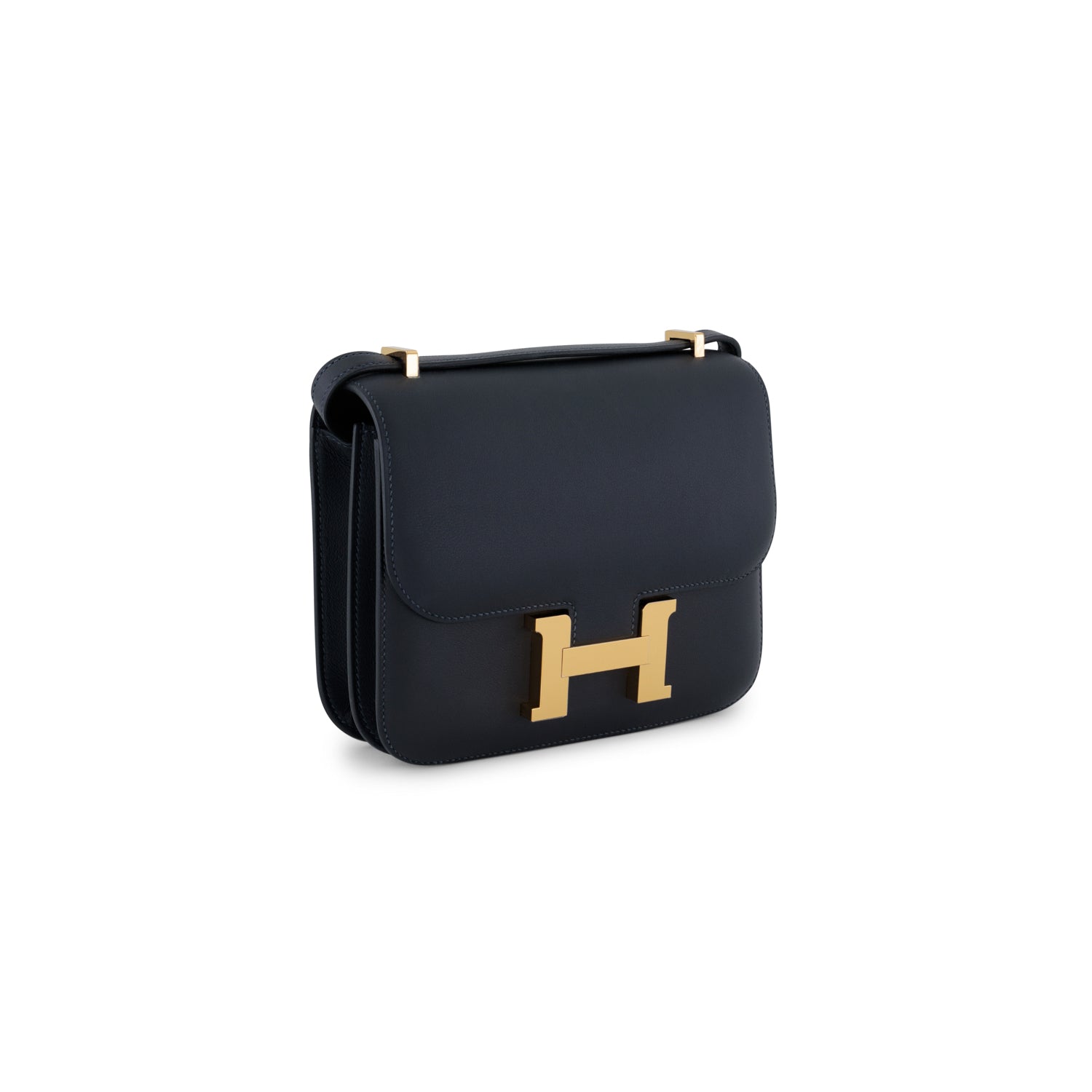 Hermès Constance 18cm Caban Swift with Gold Hardware