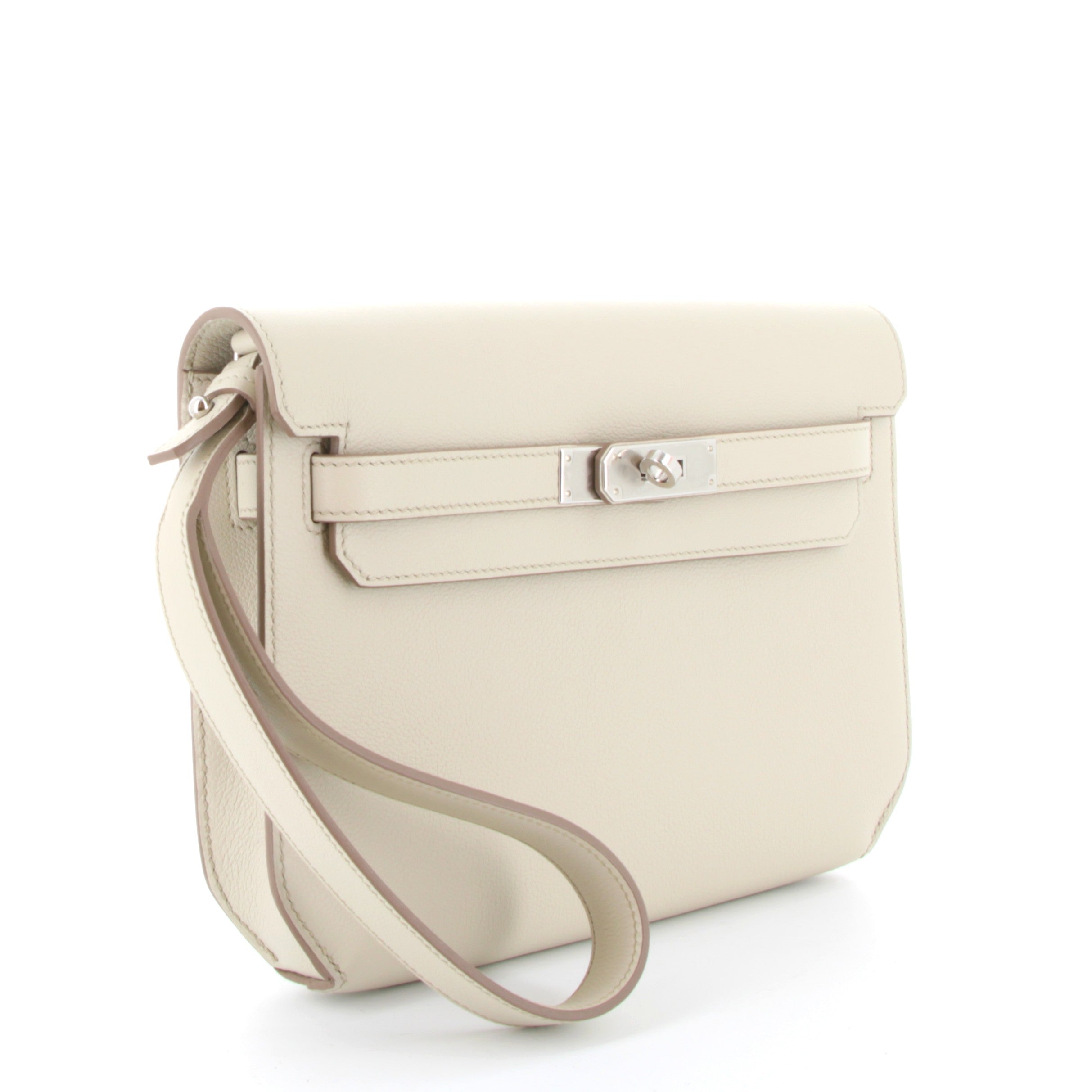 HERMES Kelly Depeche Beton Evercolor Palladium Hardware