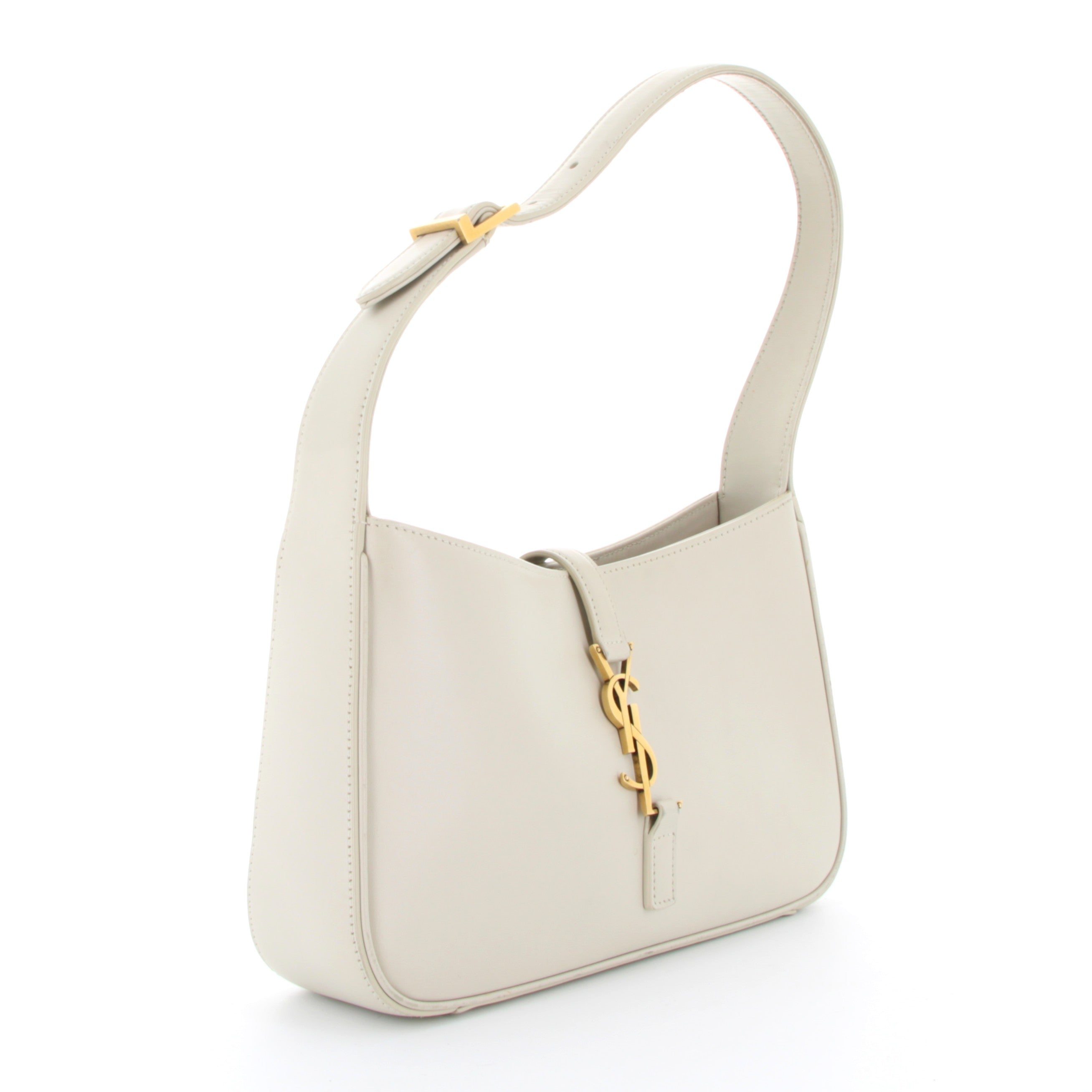 SAINT LAURENT Le 5 A 7 Shoulder bag White Gold Hardware