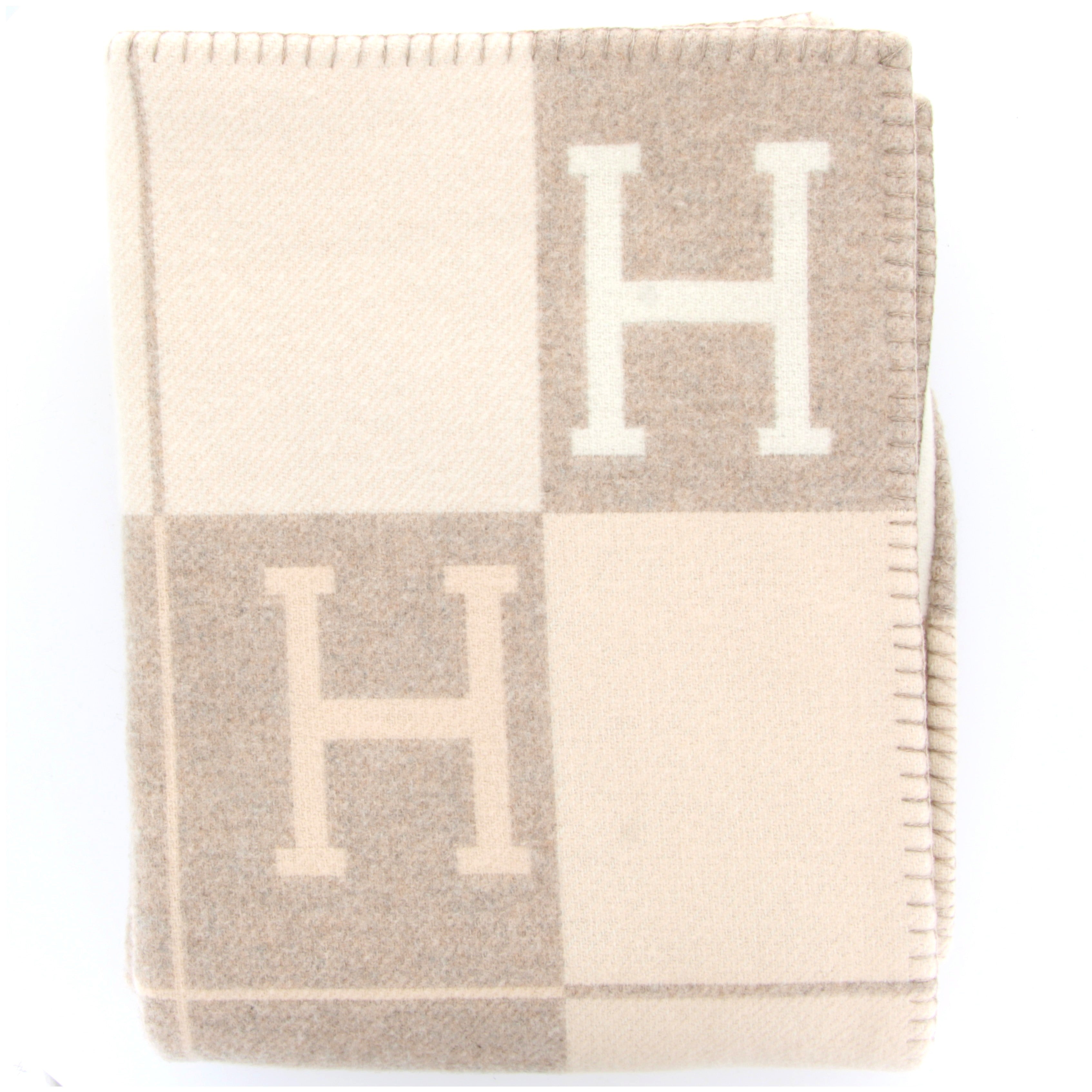 HERMES Avalon Throw Camomille