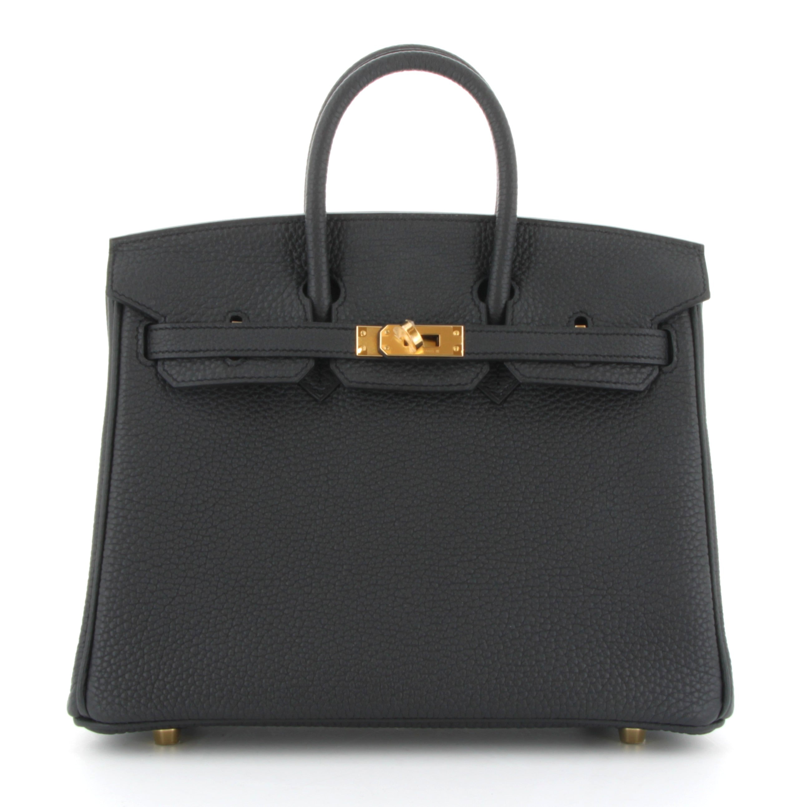 HERMES Birkin 25 Plomb Togo Gold Hardware