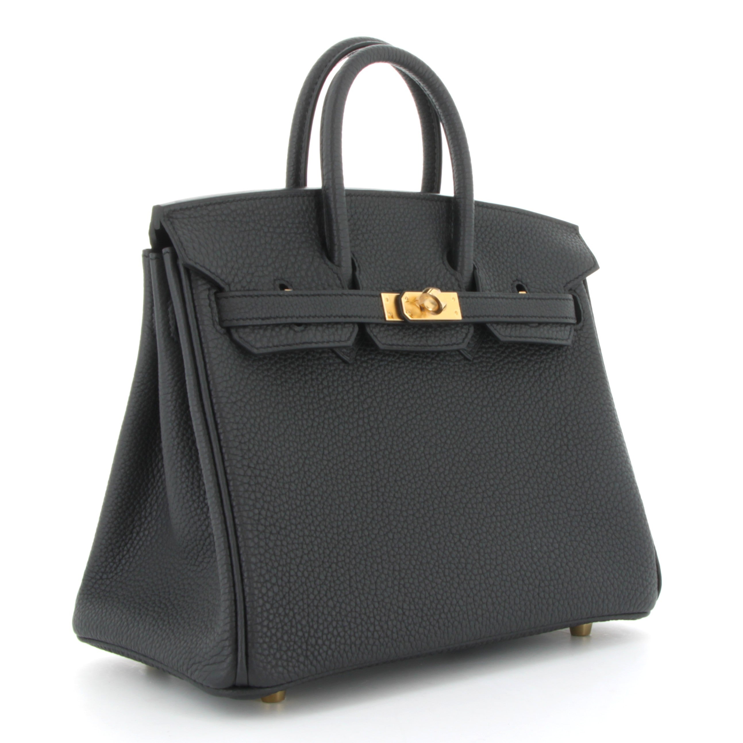 HERMES Birkin 25 Plomb Togo Gold Hardware