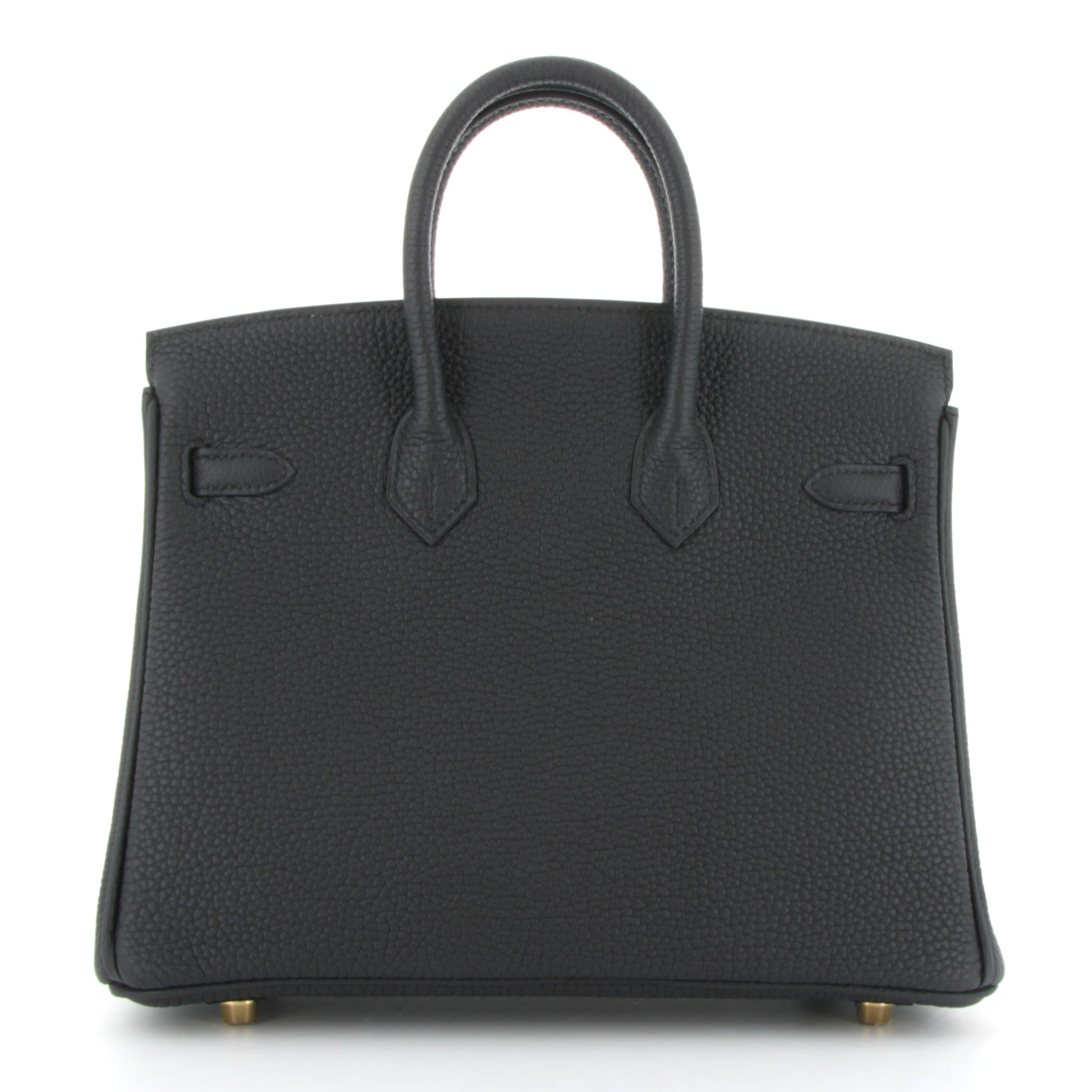 HERMES Birkin 25 Plomb Togo Gold Hardware