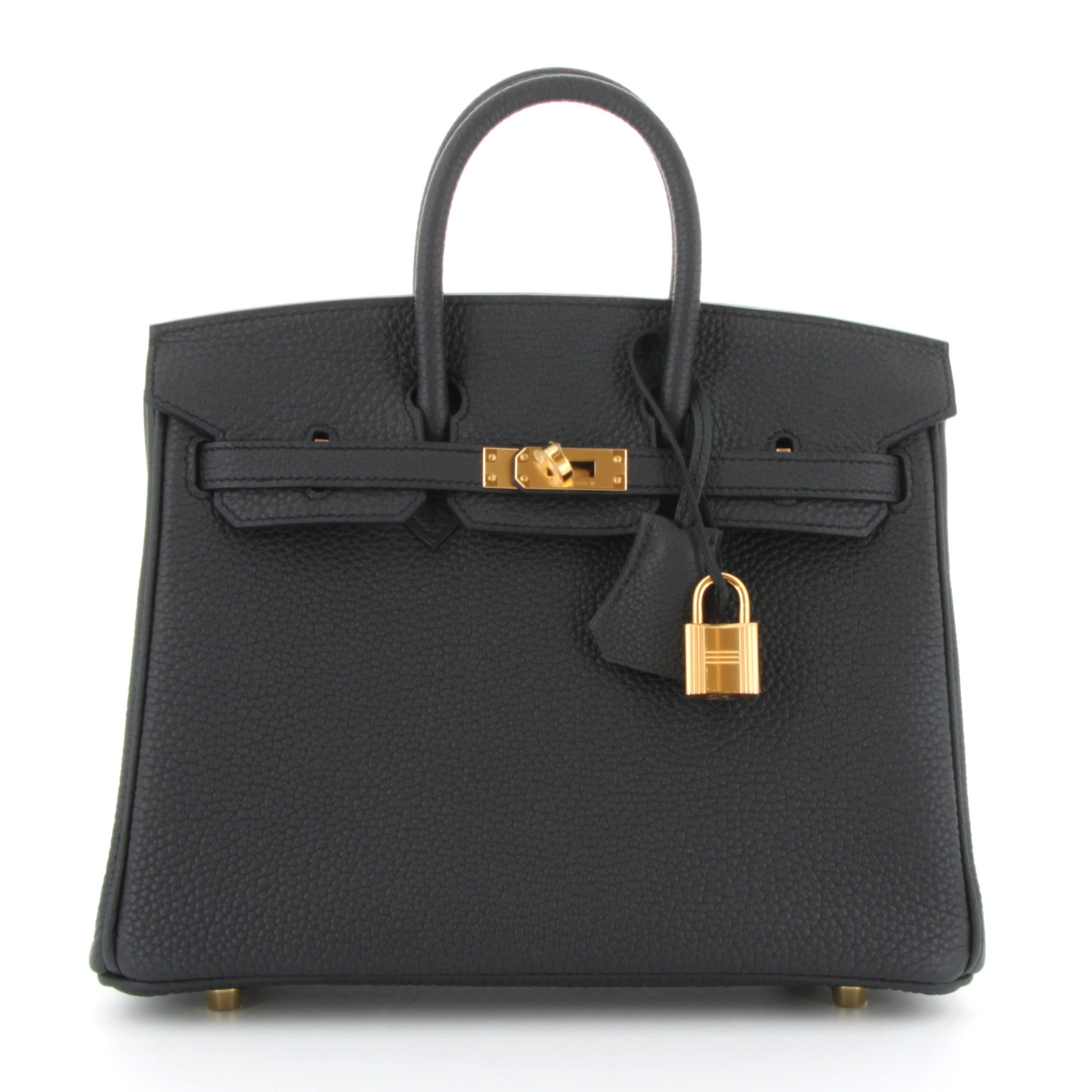 HERMES Birkin 25 Plomb Togo Gold Hardware