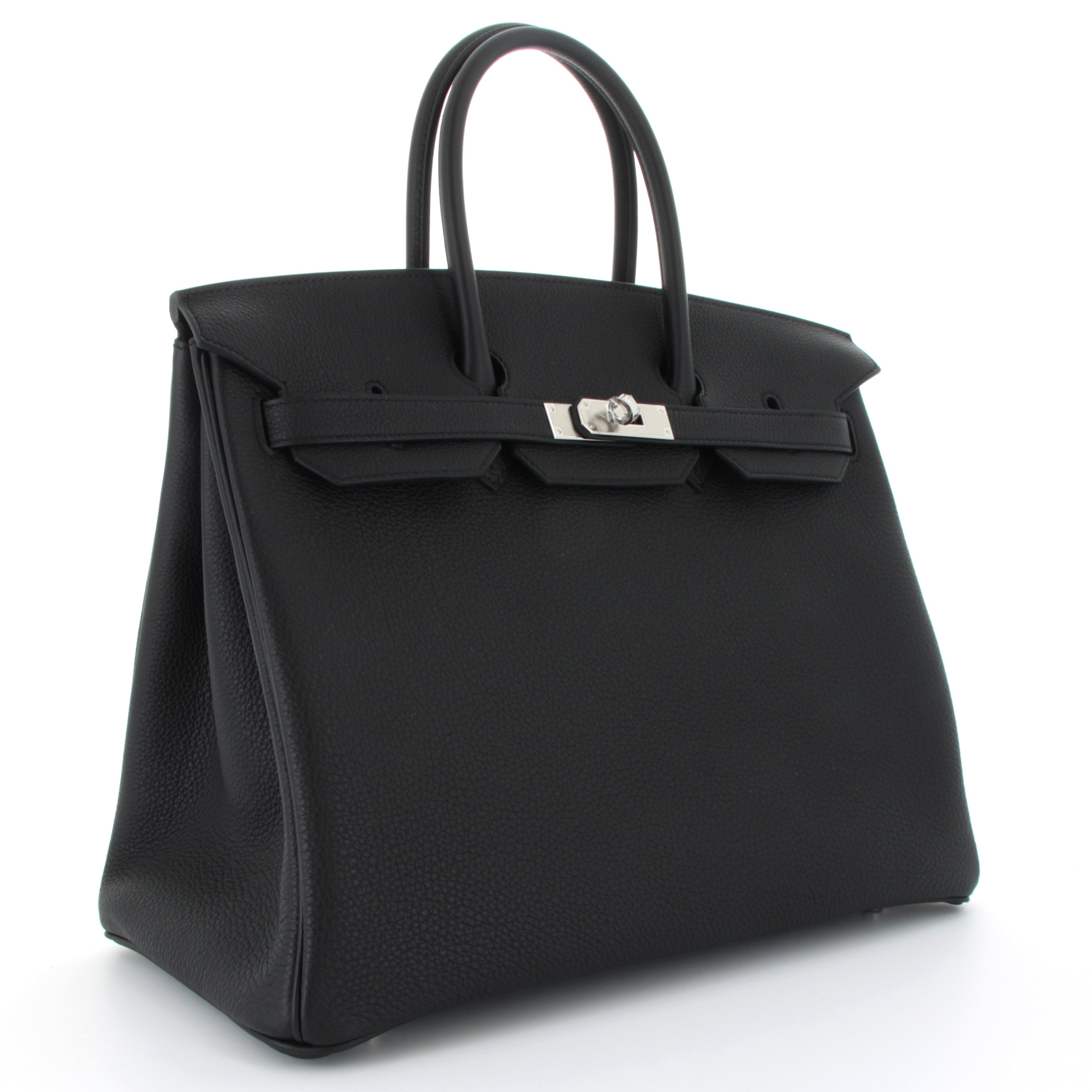 HERMES Birkin 35 Noir Togo Palladium Hardware