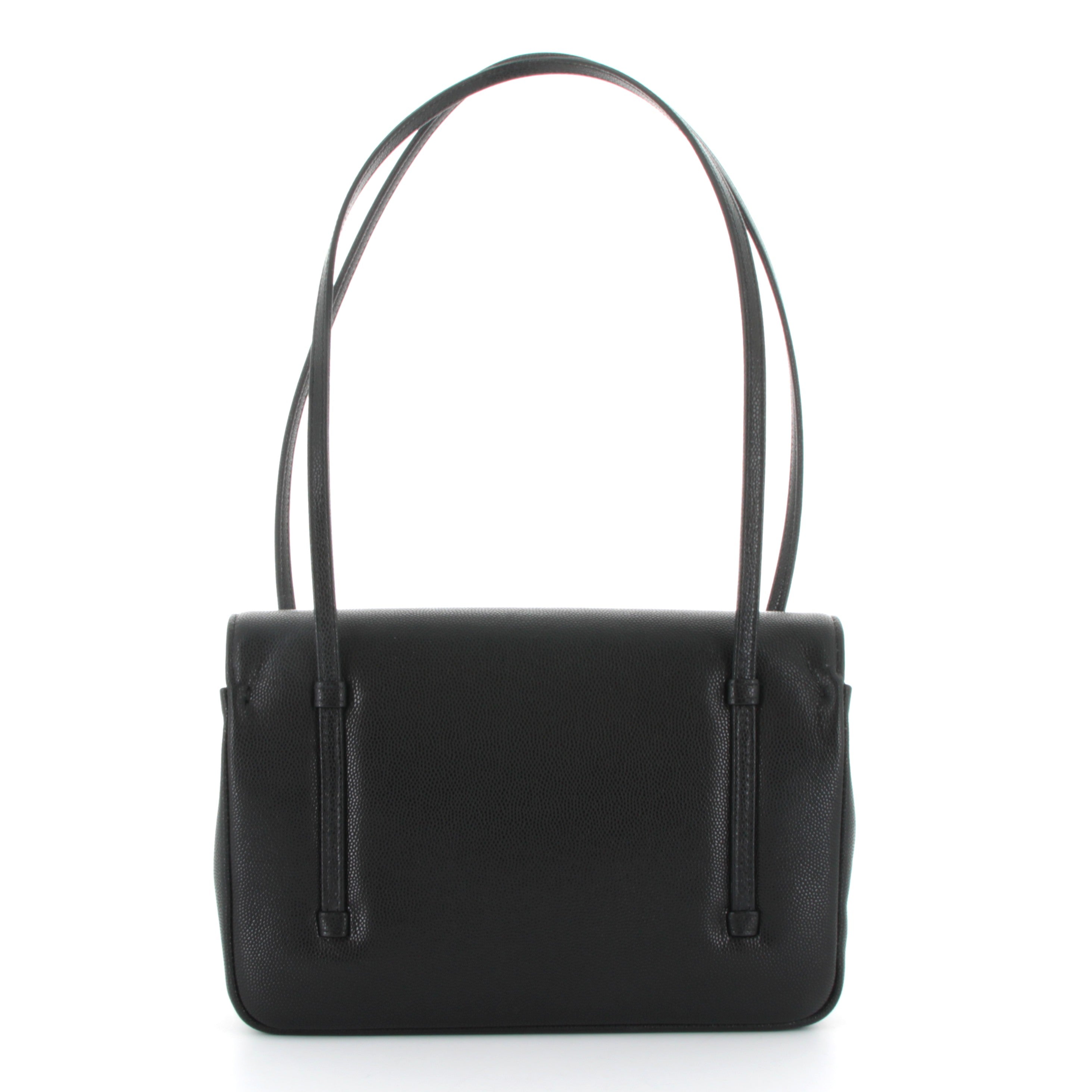 Chanel Noir 26 Small Flap Bag Caviar Leather Gold Hardware
