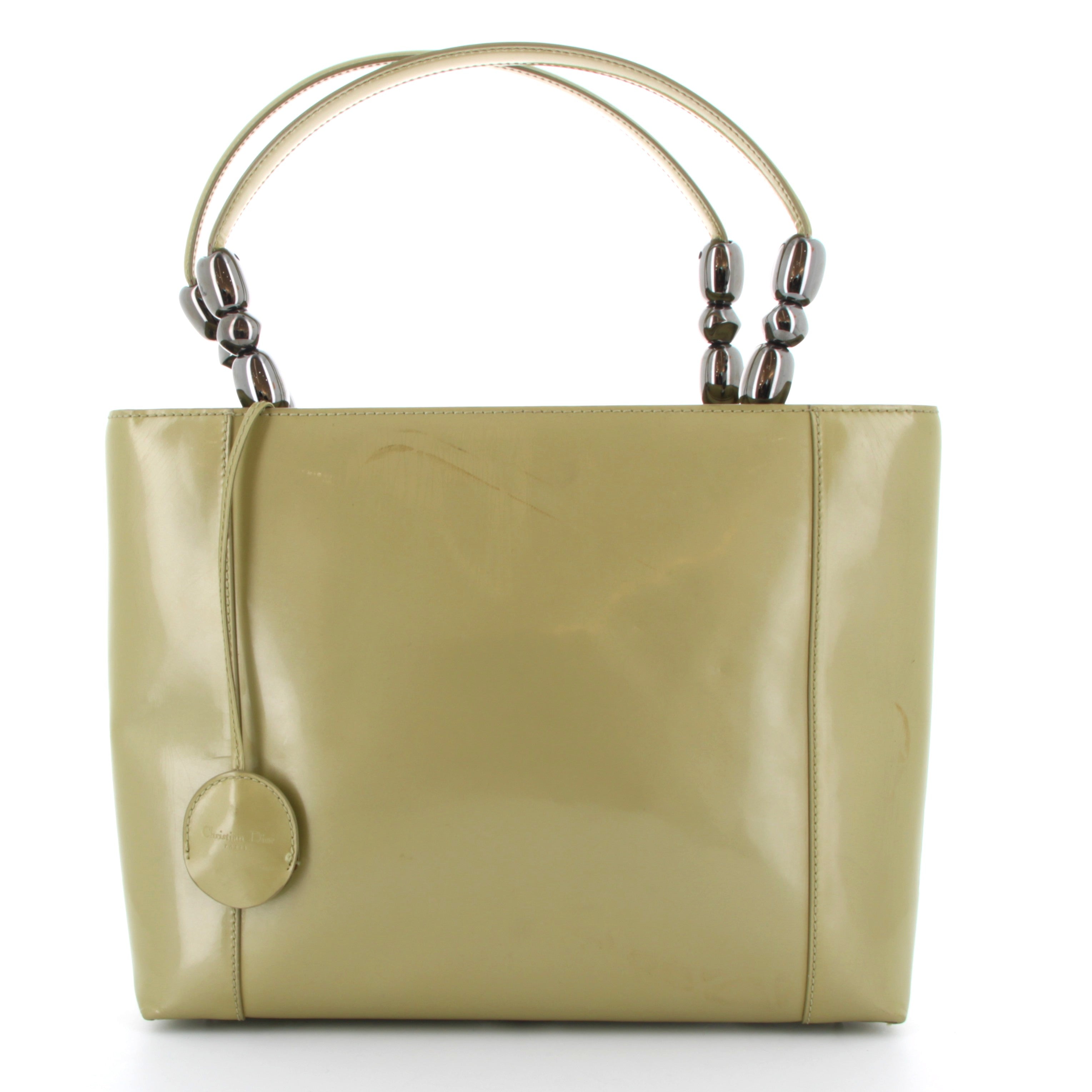 Christian Dior Lady Perla Patent Lime Green