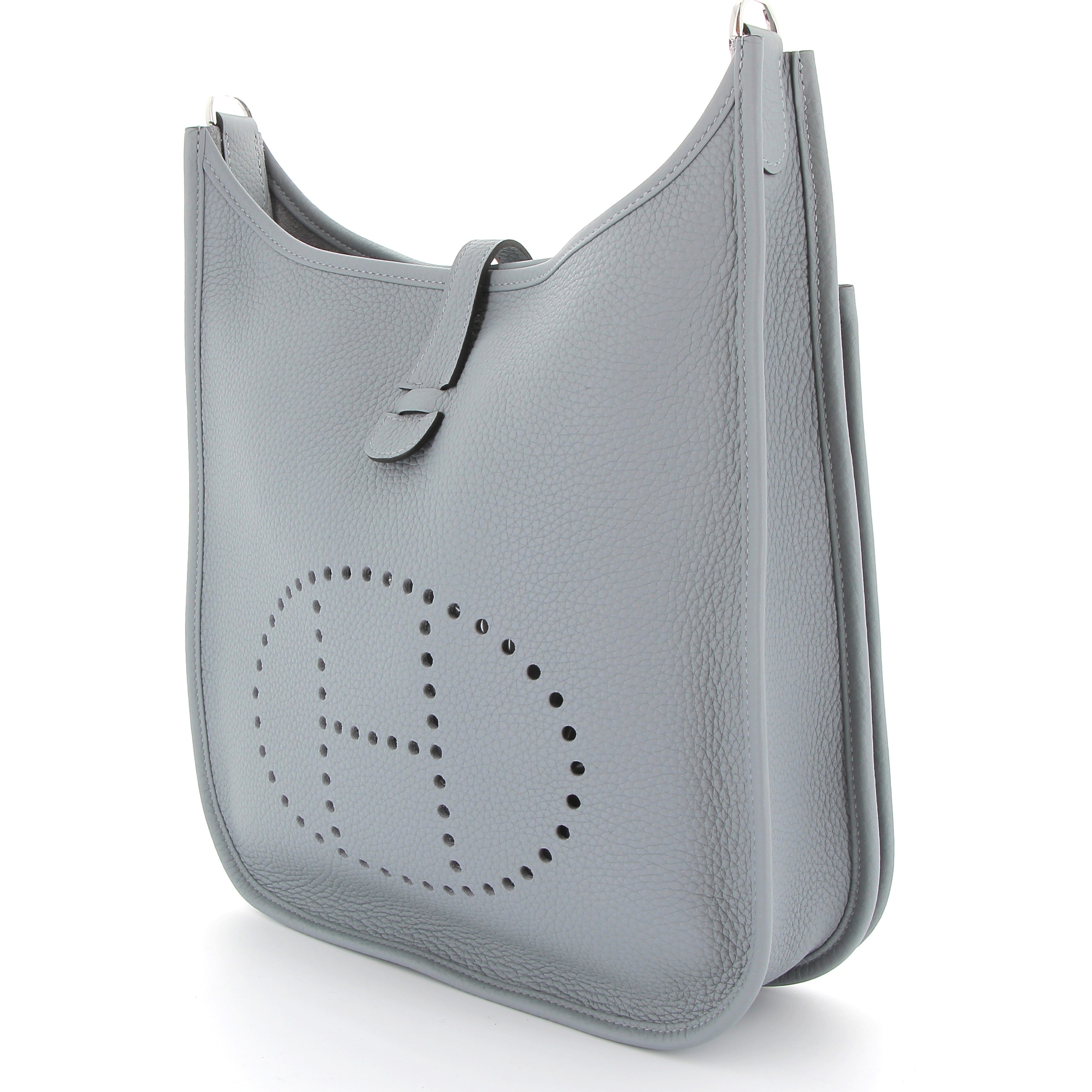 HERMES Evelyne 29 Gris Pantin Taurillon Clemence leather Palladium hardware