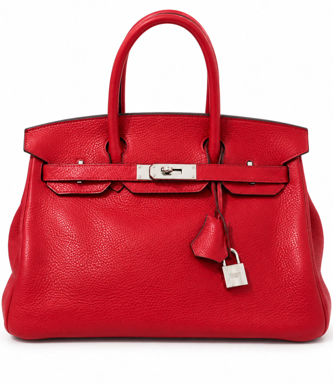 Hermès Birkin 30 Rouge Casaque Clémence Palladium Hardware