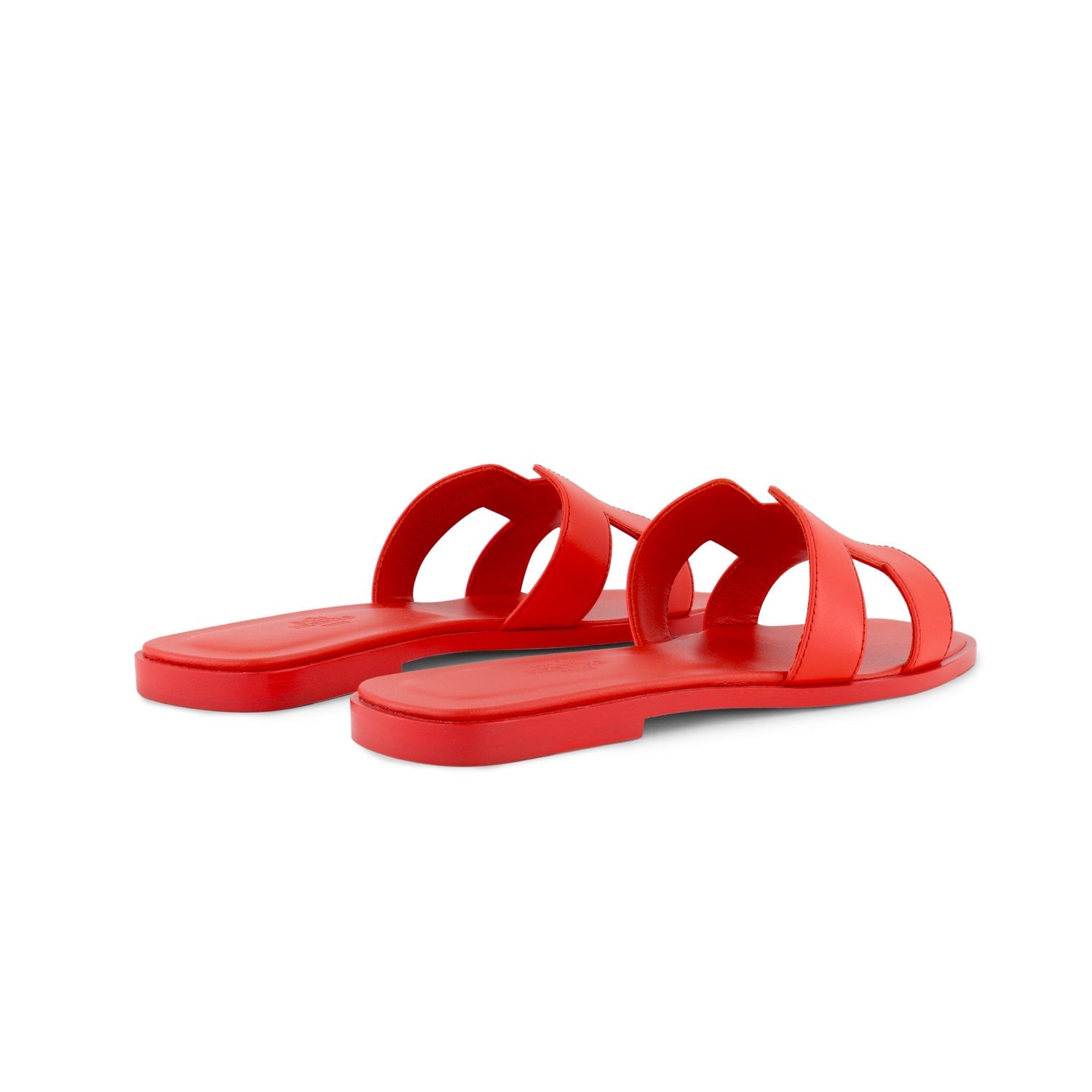 HERMÈS Oran Rose Vermillion Swift leather