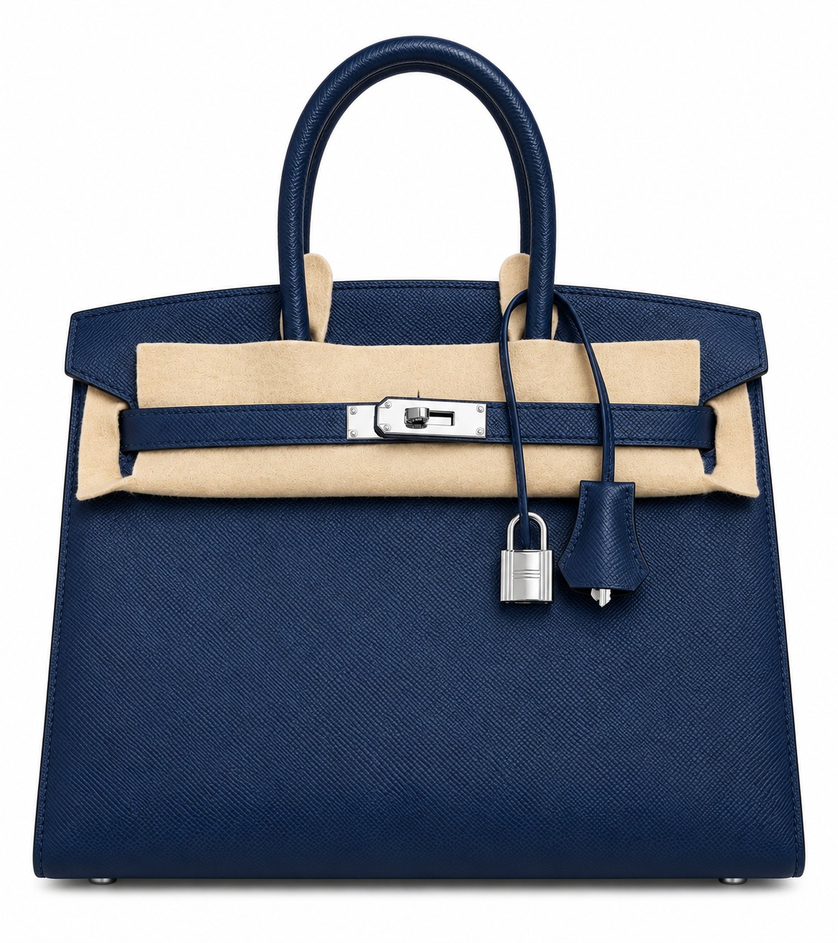 Hermès Birkin 30 Bleu Navy Epsom Palladium Hardware
