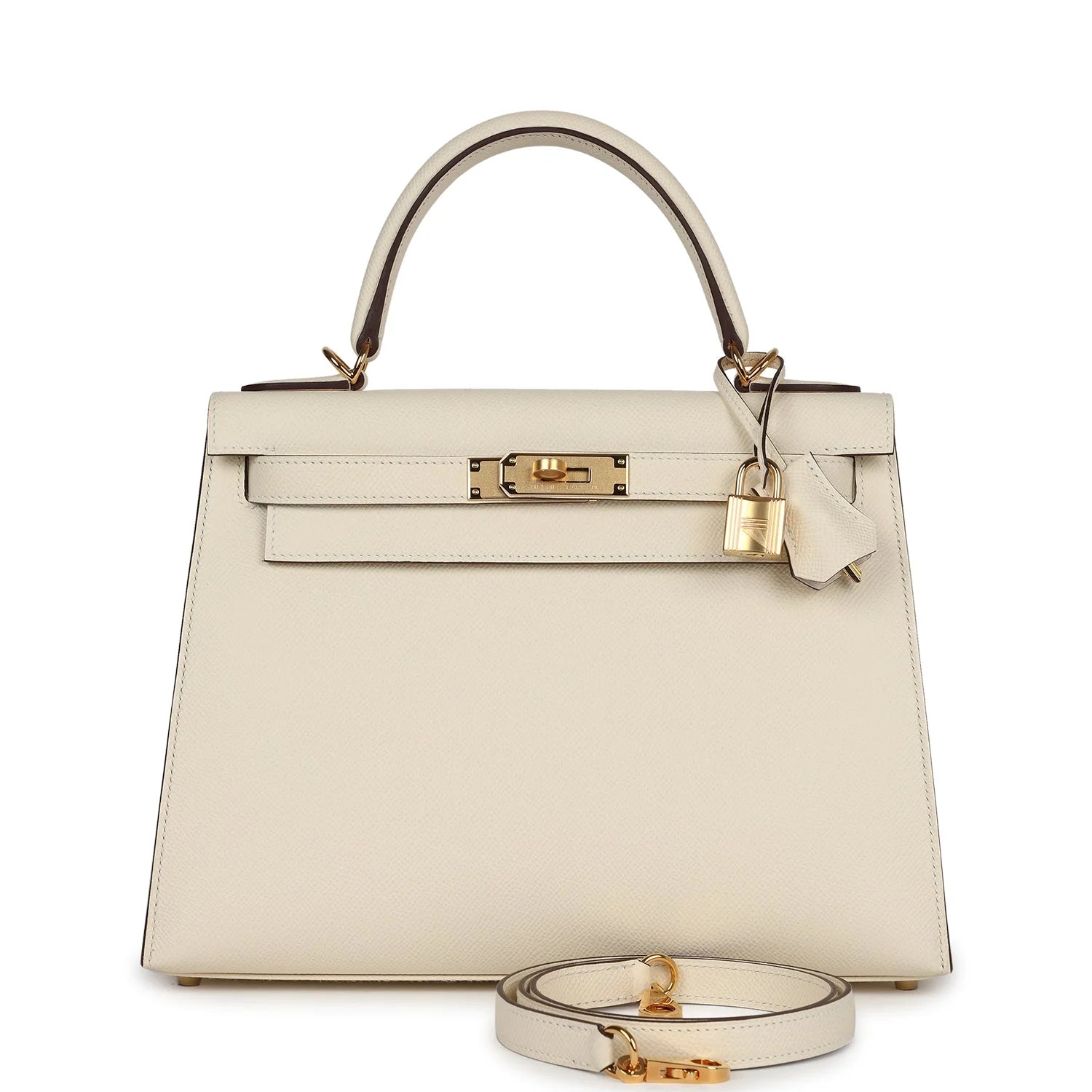 HERMES Kelly 28 Nata Epsom Gold Hardware