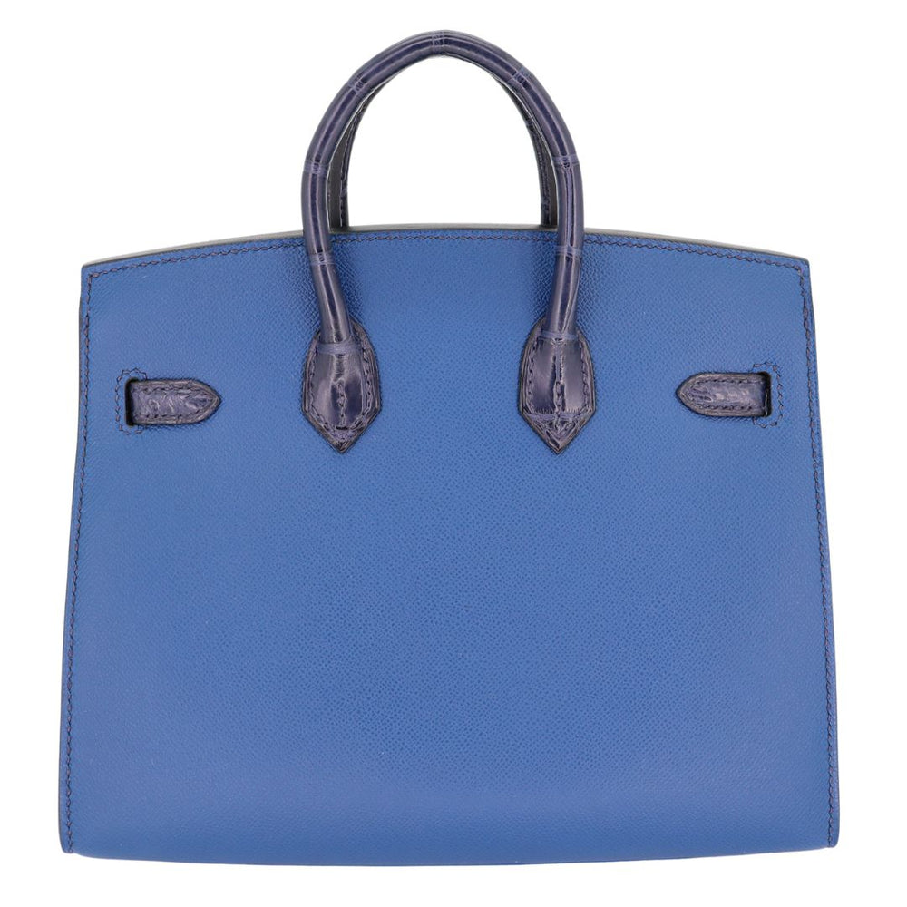 HERMÈS Birkin 20 Sellier Faubourg House Night Palladium Hardware