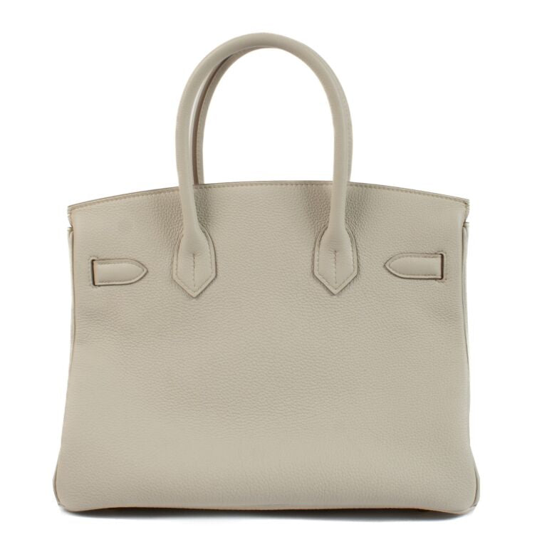 HERMÈS BIRKIN 30CM IN BETON TOGO LEATHER WITH GOLD HARDWARE